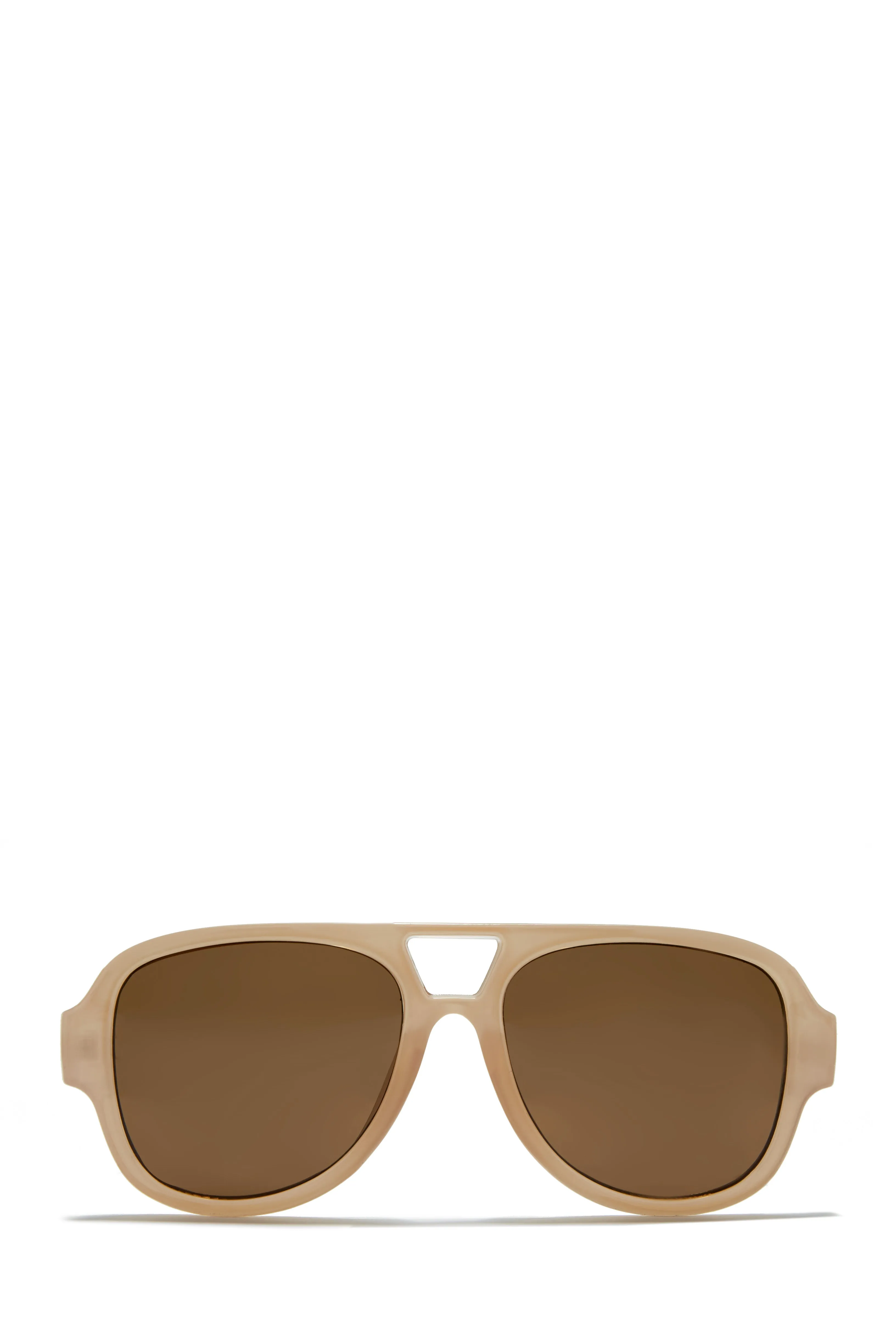 Italia Oversized Sunglasses - Nude sold by Miss Lola product image thumbnail 4