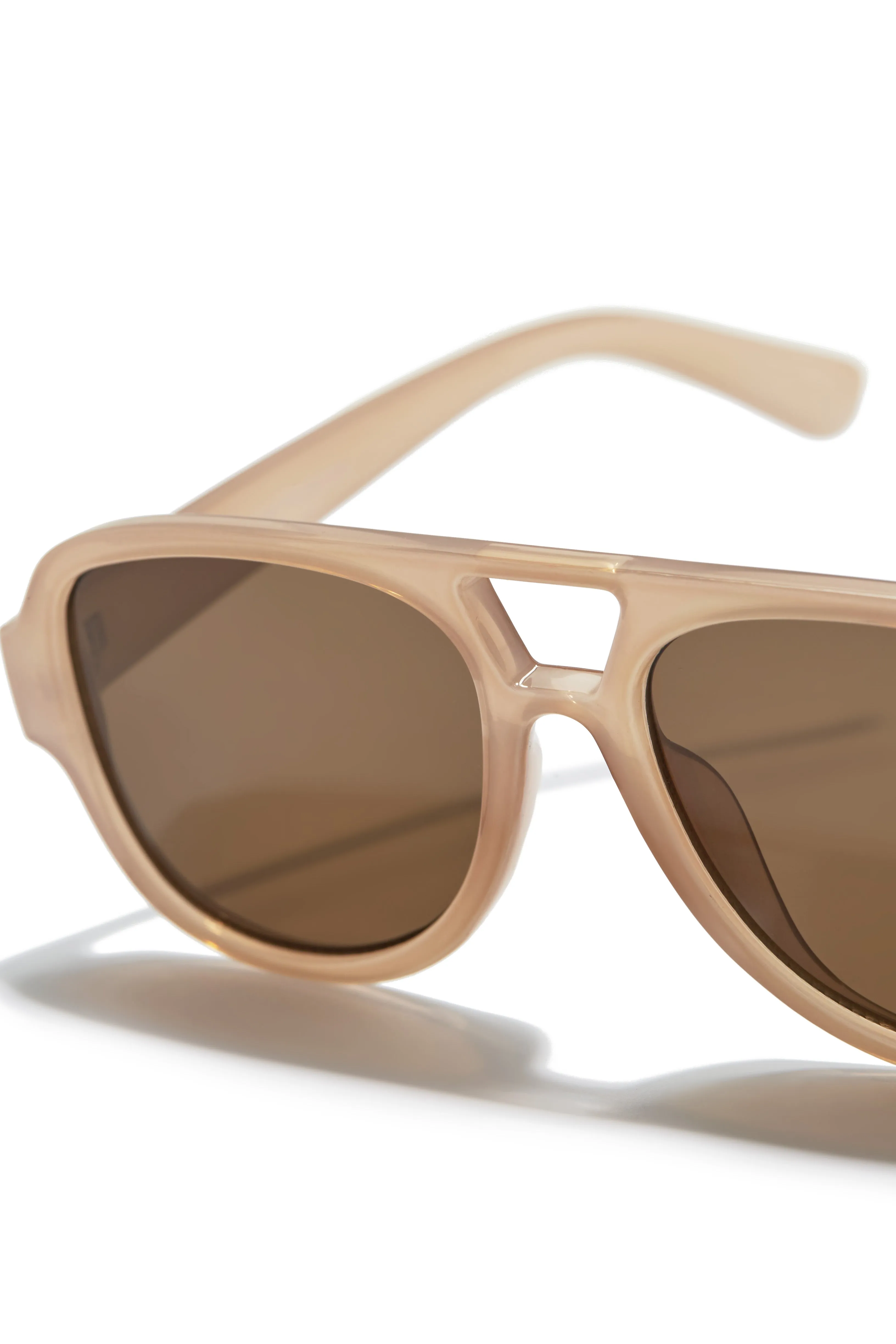 Italia Oversized Sunglasses - Nude sold by Miss Lola product image thumbnail 2