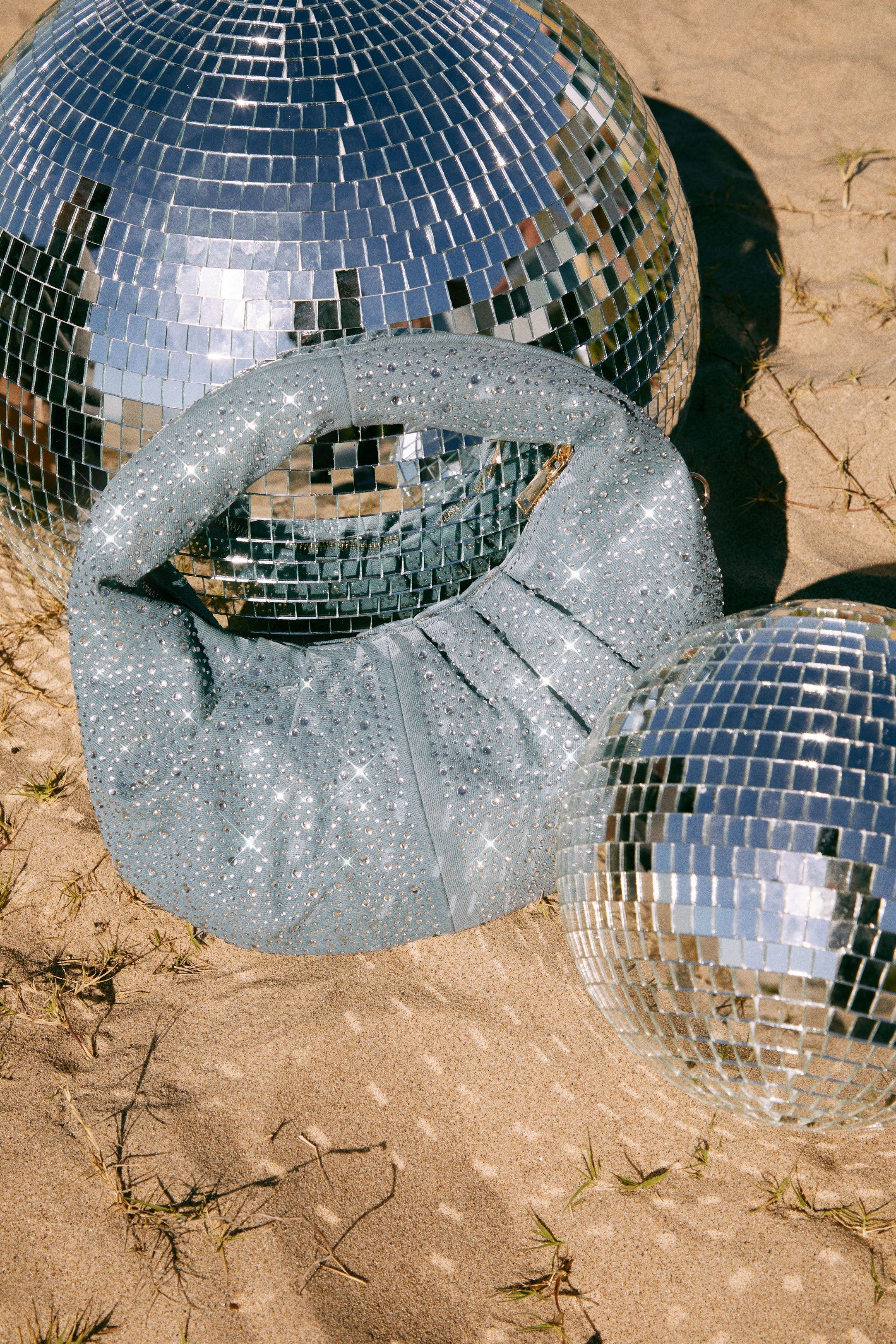 Makaila Embellished Denim Bag - Denim sold by Miss Lola product image thumbnail 4