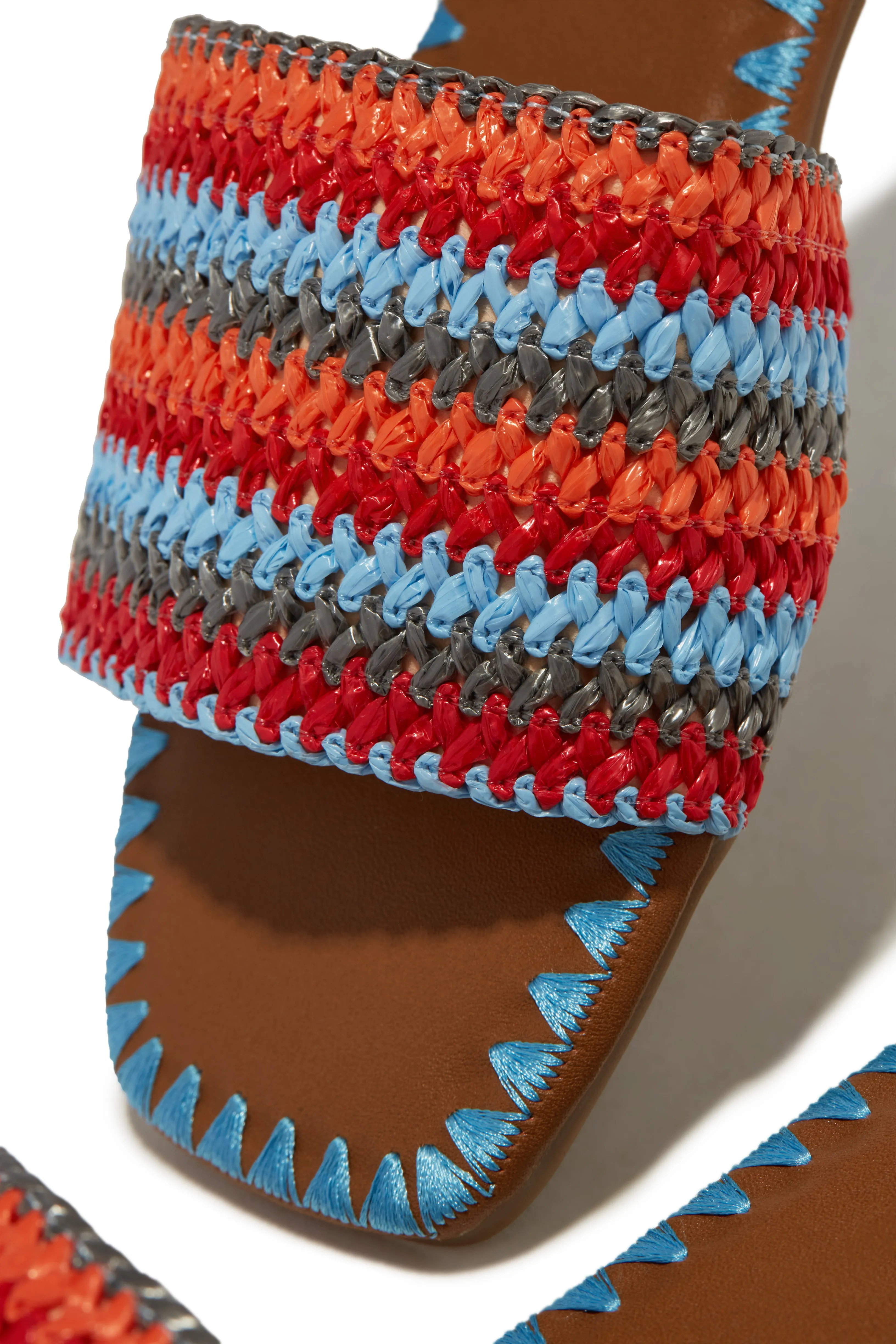 Jaylen Slip On Sandals - Blue sold by Miss Lola product image thumbnail 2