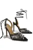Special Weekend Lace Up Pump Heels - Black sold by Miss Lola