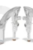 Bang Bang Platform High Heel Mules - Silver sold by Miss Lola