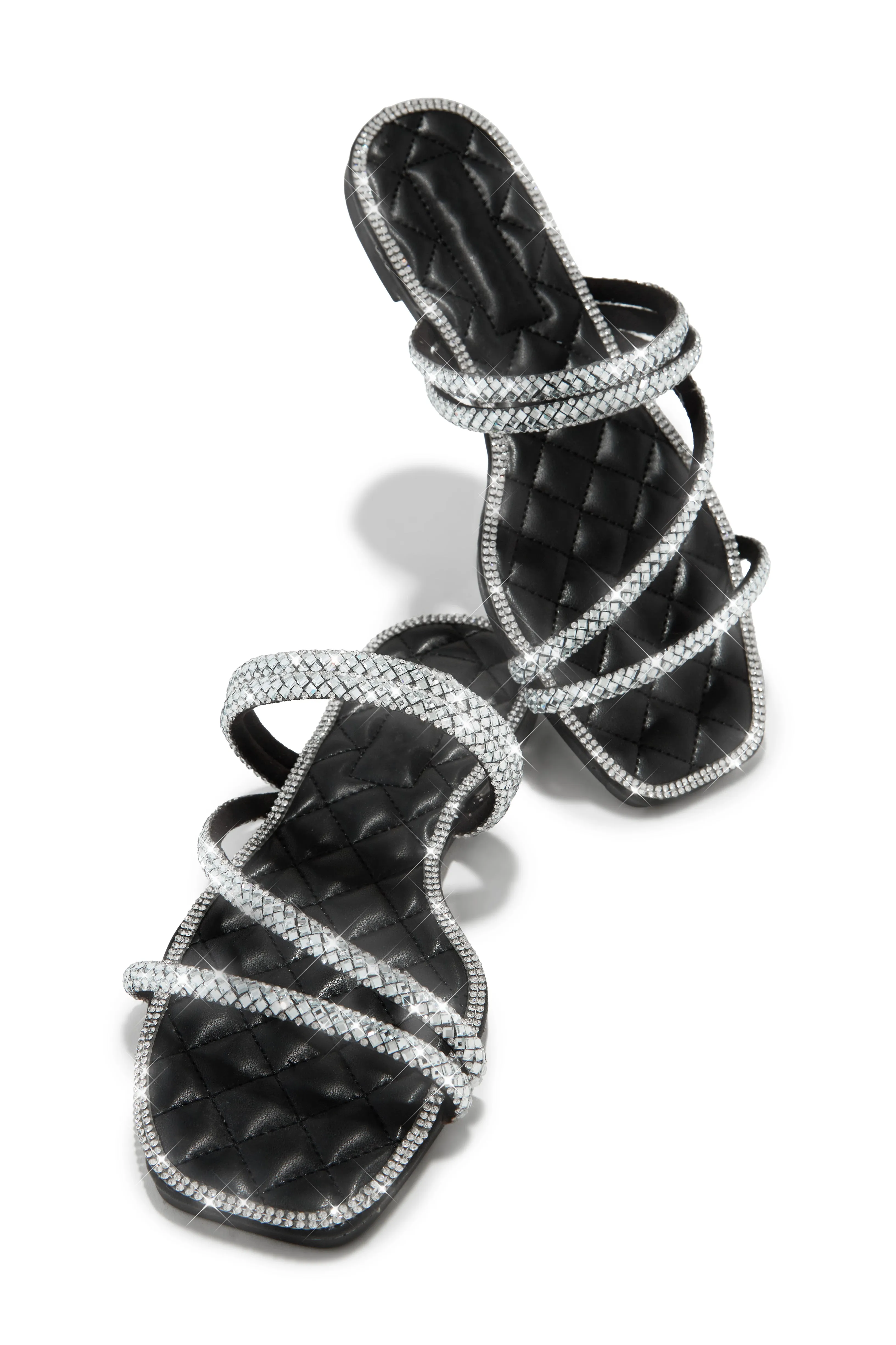 Next Getaway Embellished Slip On Sandals - Black sold by Miss Lola product image thumbnail 5