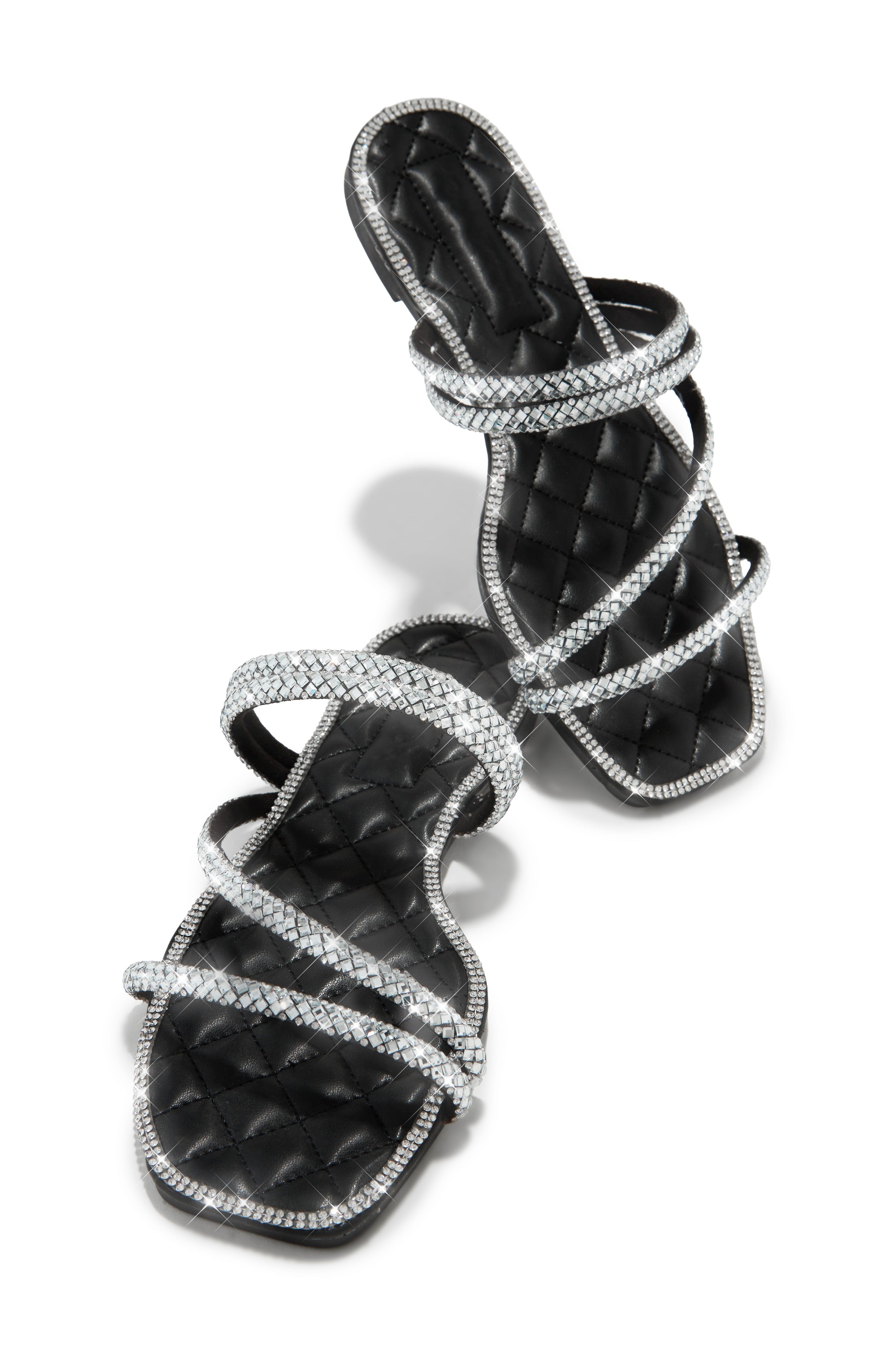 Next Getaway Embellished Slip On Sandals - Black sold by Miss Lola product image thumbnail 3