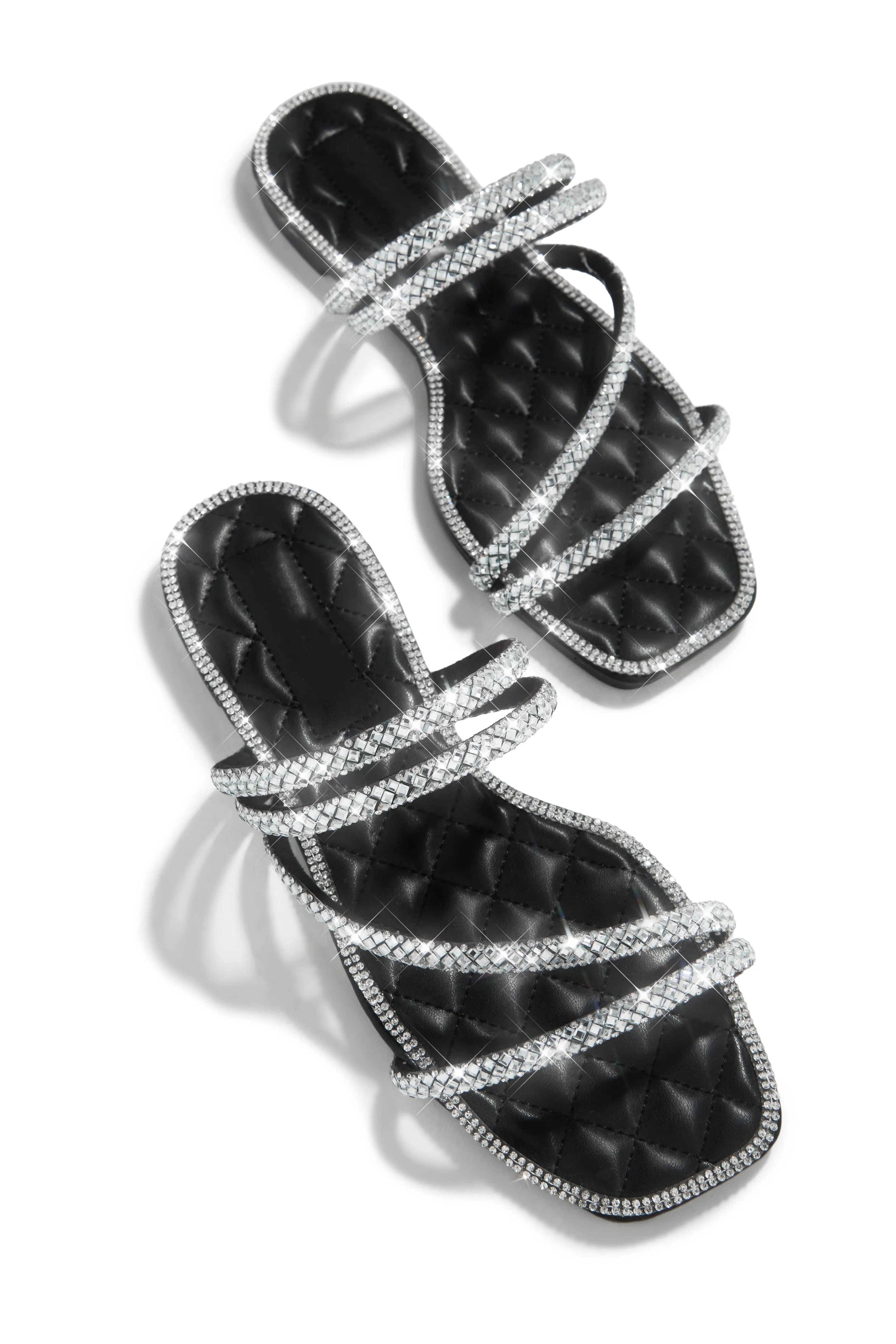 Next Getaway Embellished Slip On Sandals - Black sold by Miss Lola product image thumbnail 2