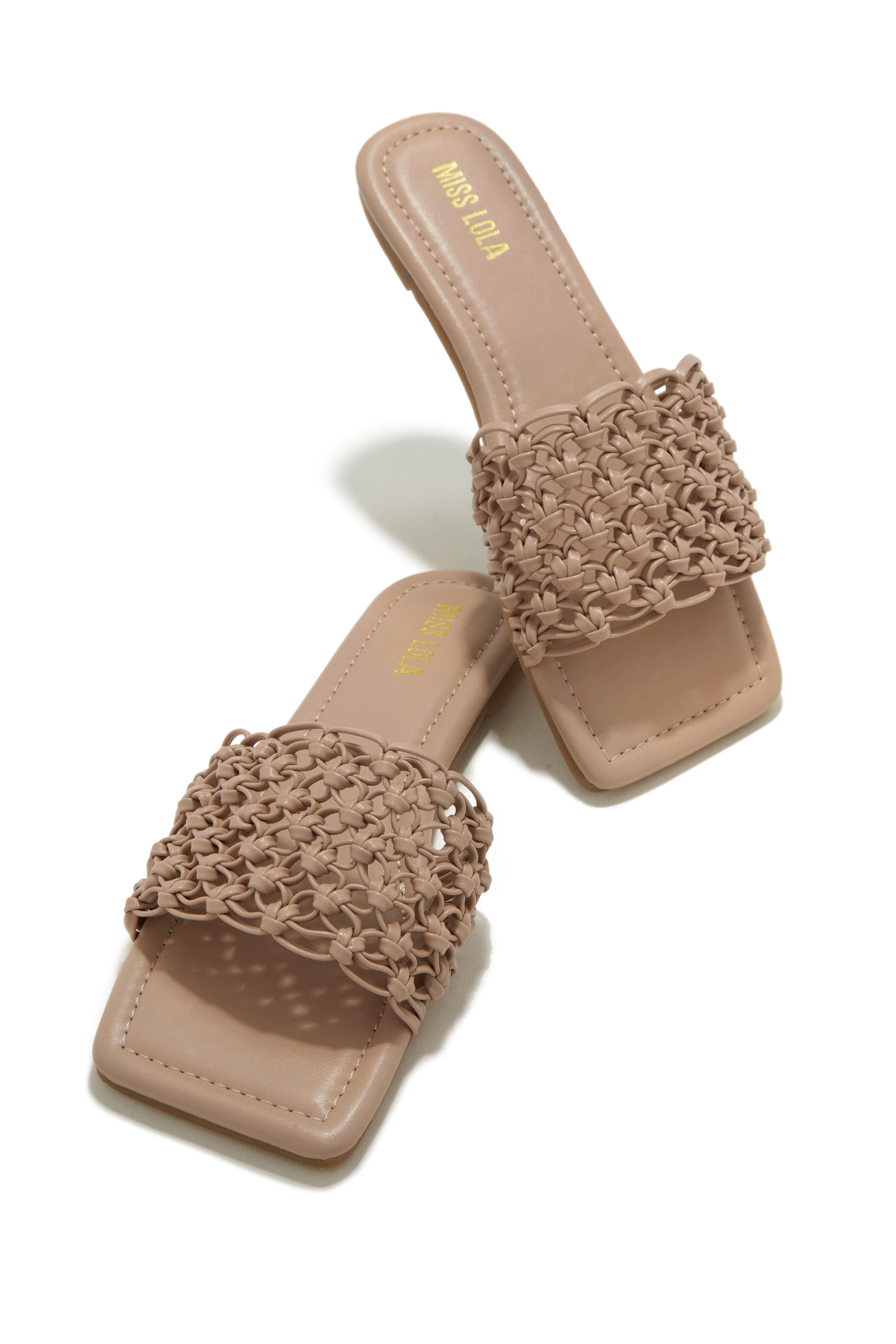 Playa Hermosa Slip On Sandals - Nude sold by Miss Lola product image thumbnail 4