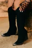 Nashville Cowboy Boots - Black sold by Miss Lola