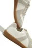 Running Errands Lace Up Sneakers - Beige sold by Miss Lola
