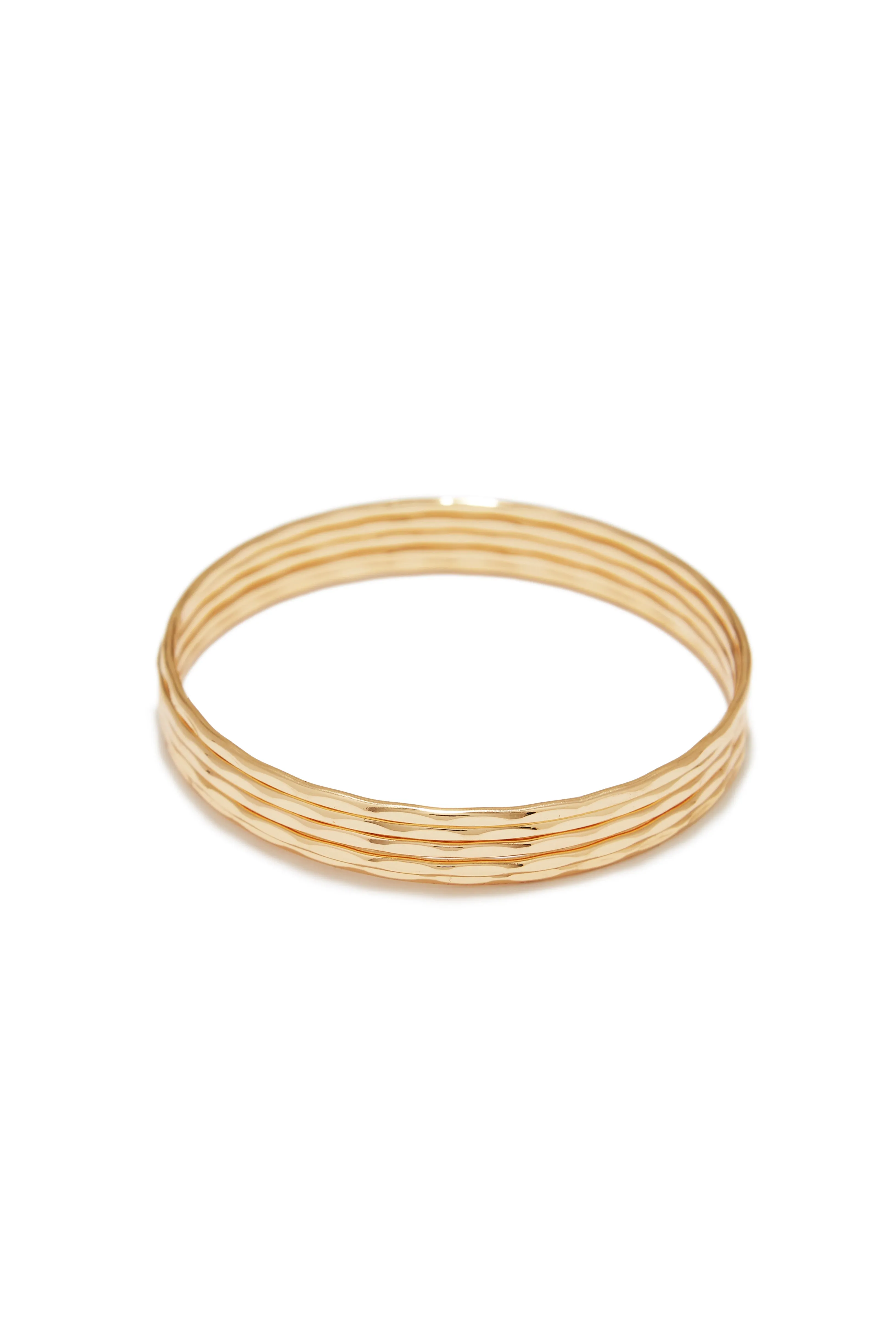 Ariana Five Piece Bangle Set - Gold sold by Miss Lola product image thumbnail 2