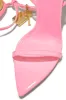 Bella Lock & Key High Heels - Pink sold by Miss Lola