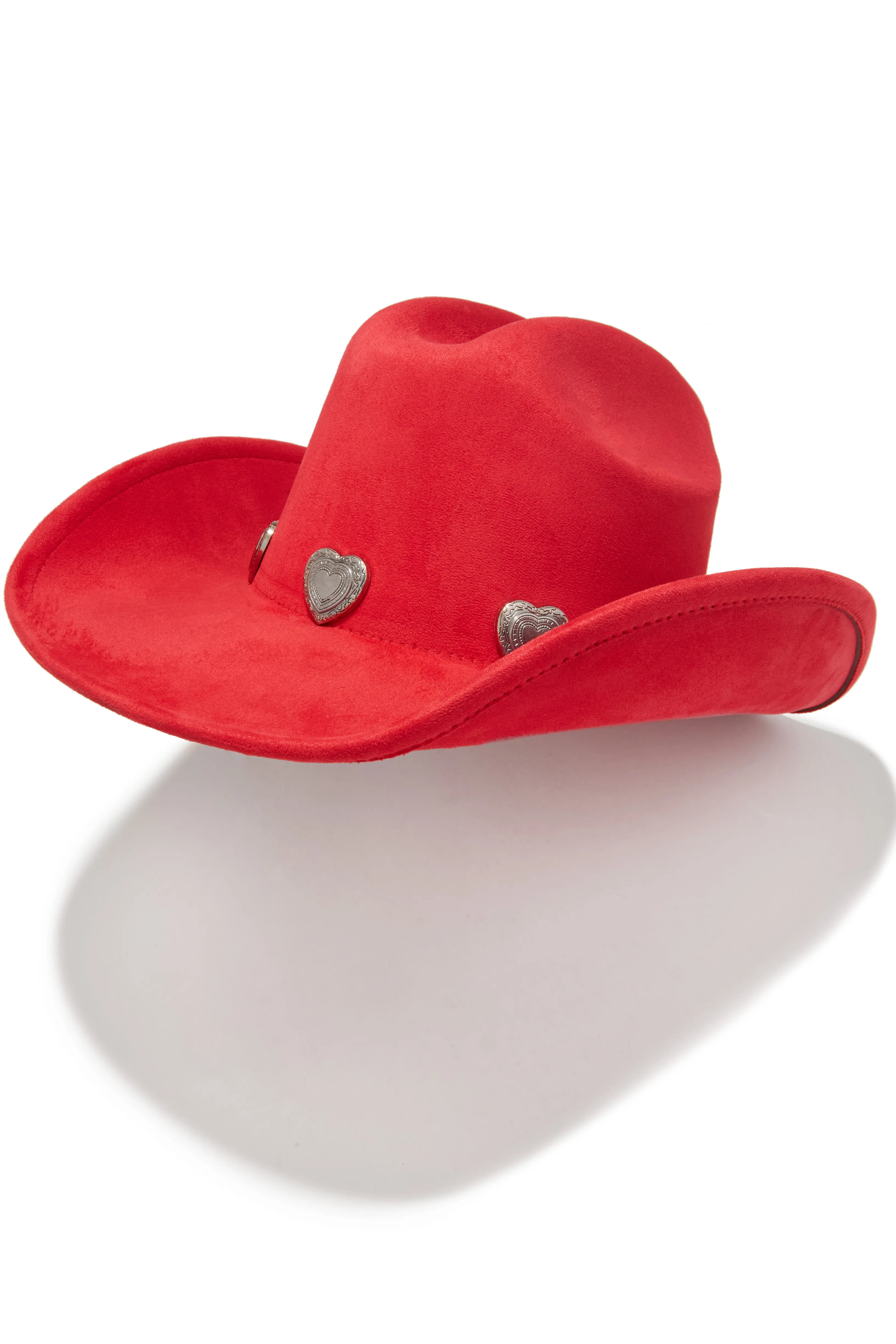Heartbreaker Heart Pendants Cowgirl Hat - Red sold by Miss Lola product image thumbnail 2