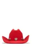 Heartbreaker Heart Pendants Cowgirl Hat - Red sold by Miss Lola