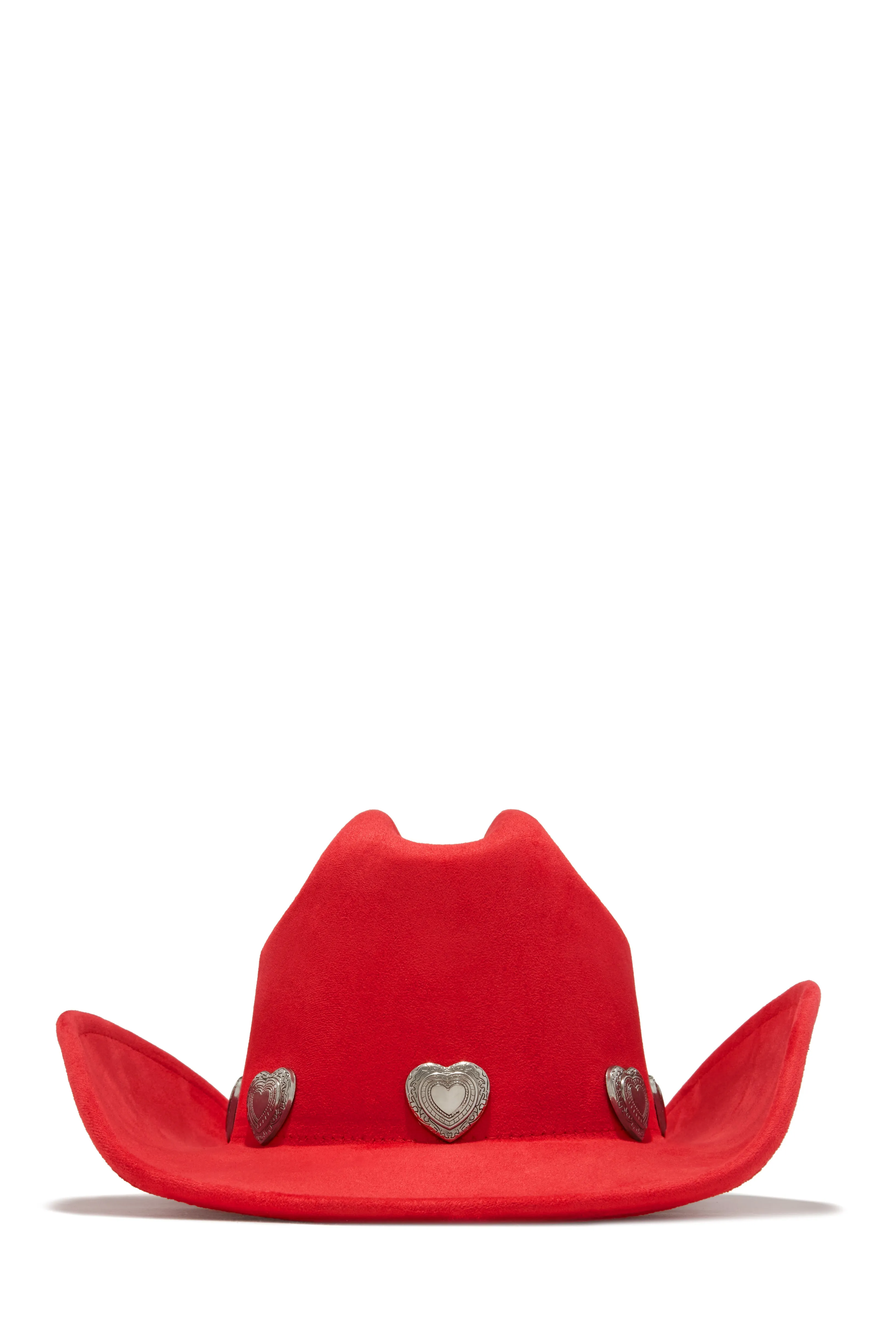 Heartbreaker Heart Pendants Cowgirl Hat - Red sold by Miss Lola product image thumbnail 5