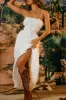 Denali Maxi Dress - White sold by Miss Lola