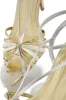 Kataya Ankle Strap Pointed Toe Heels - Gold sold by Miss Lola