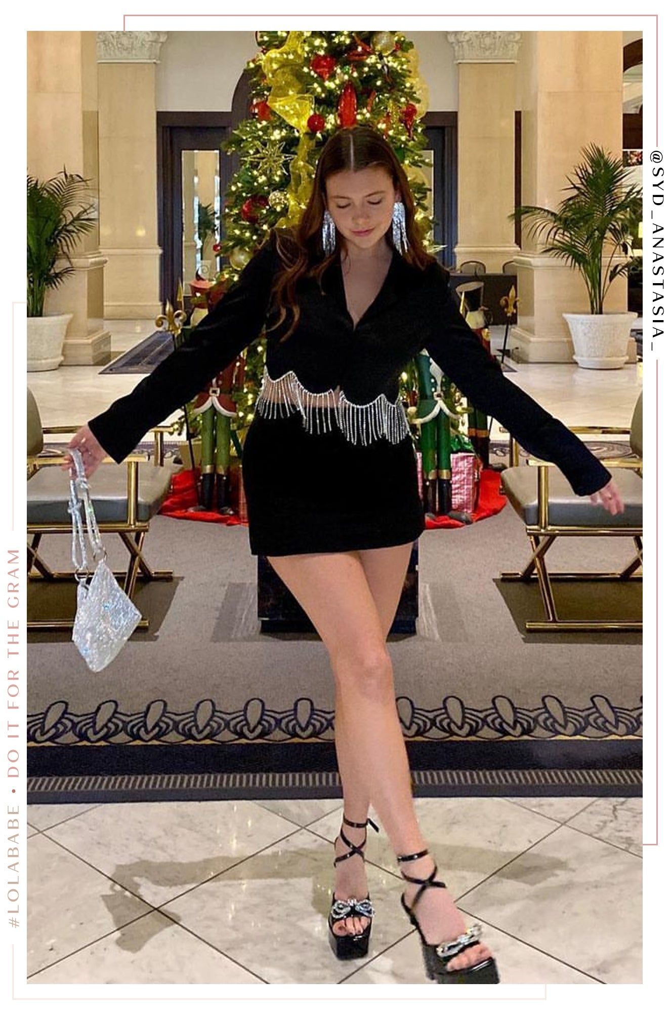 Elania Embellished Fringe Earring - Silver sold by Miss Lola product image thumbnail 3