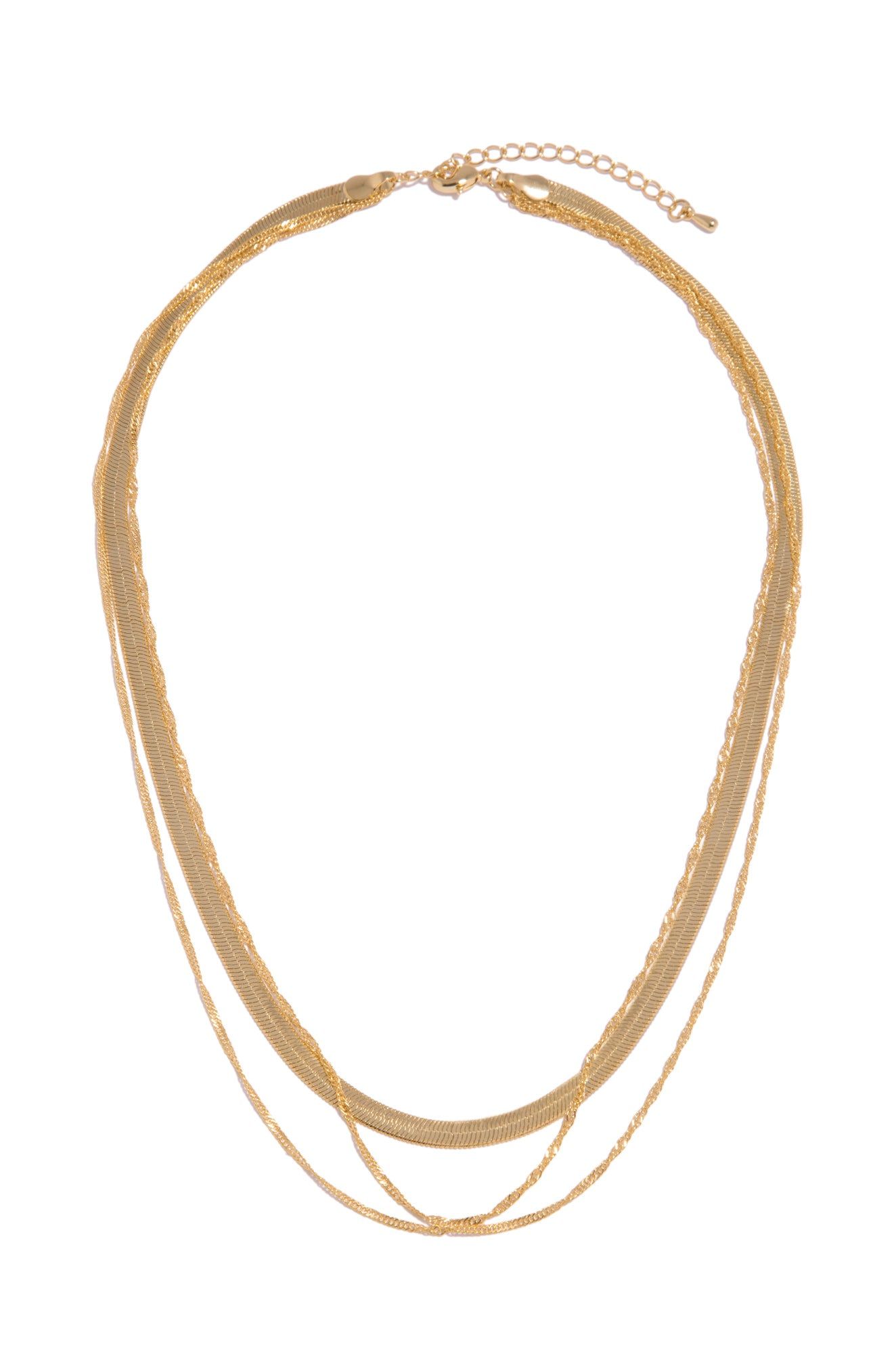 Natalia Layered Necklace - Gold sold by Miss Lola product image thumbnail 3