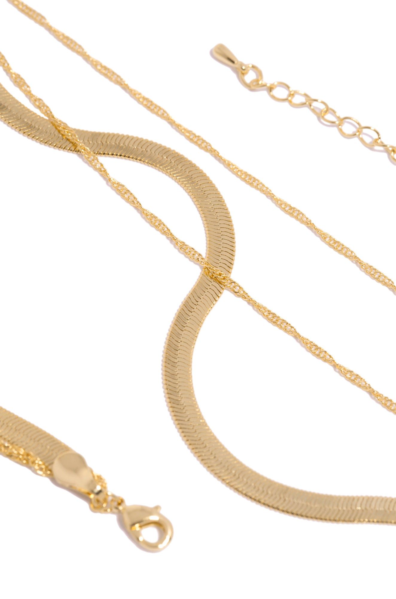 Natalia Layered Necklace - Gold sold by Miss Lola product image thumbnail 2