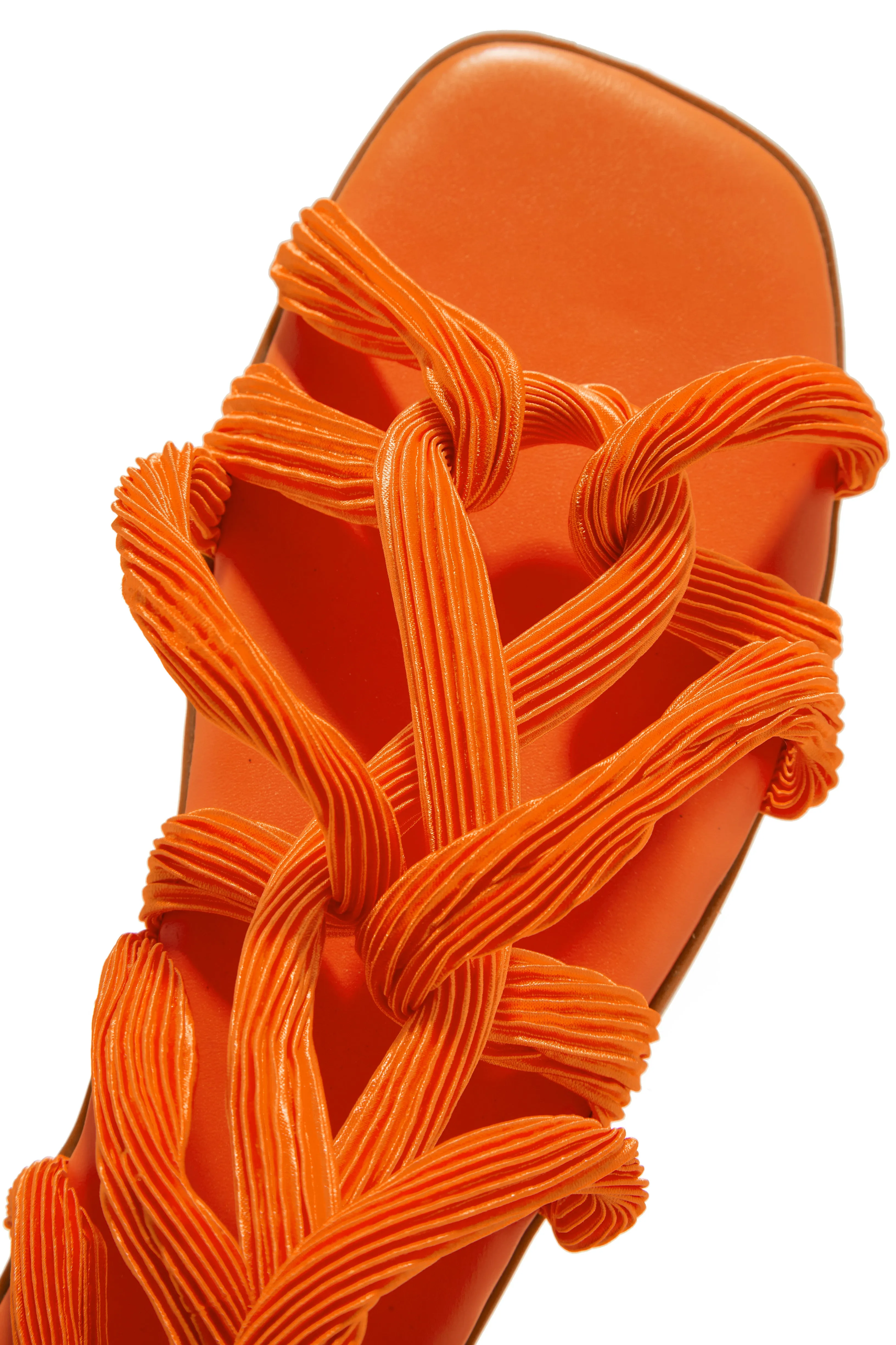 Bora Bora Lace Up Sandals - Orange sold by Miss Lola product image thumbnail 2