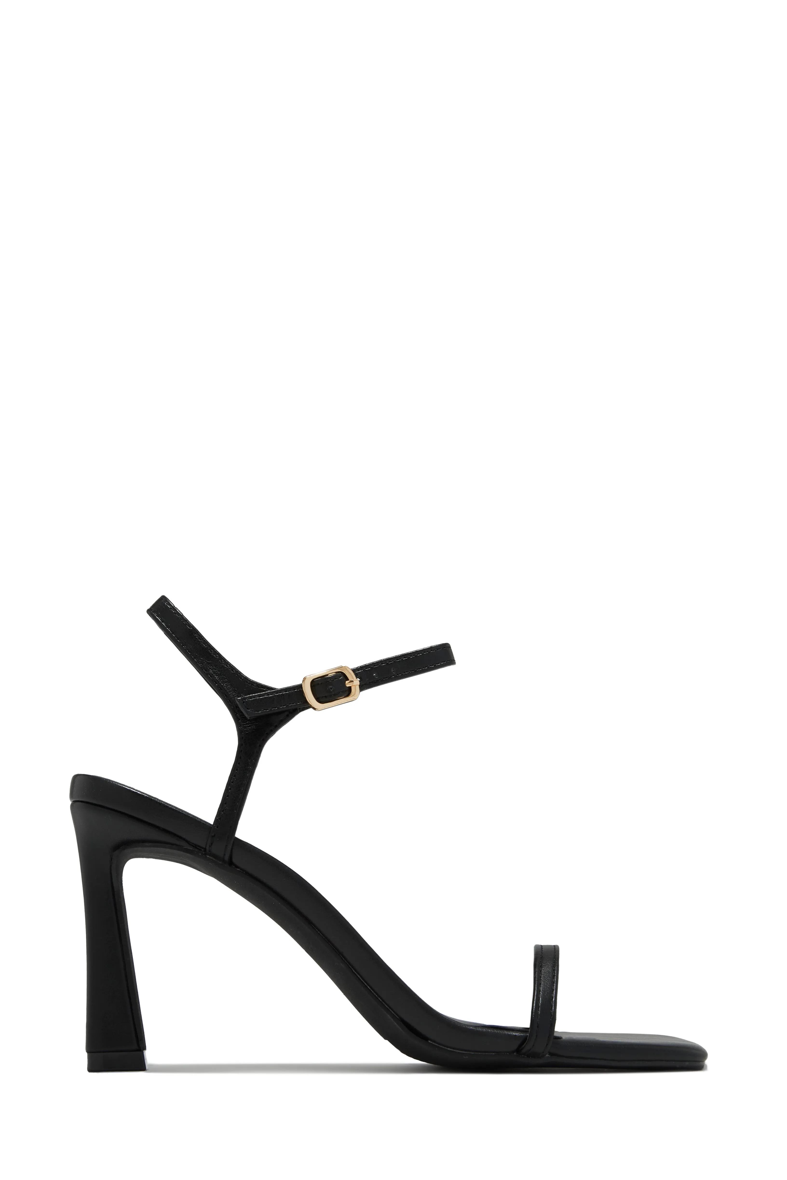 Lorie Single Sole Mid Heels - Black sold by Miss Lola product image thumbnail 4