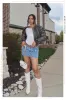 Sheyna Denim Skirt - Denim sold by Miss Lola