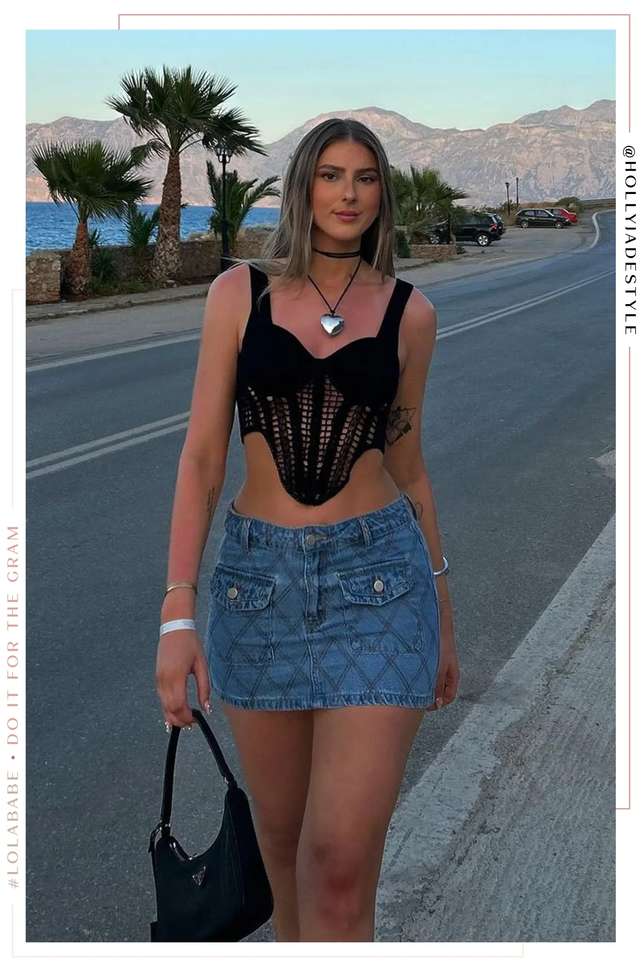 Sheyna Denim Skirt - Denim sold by Miss Lola product image thumbnail 2