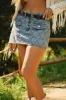 Sheyna Denim Skirt - Denim sold by Miss Lola