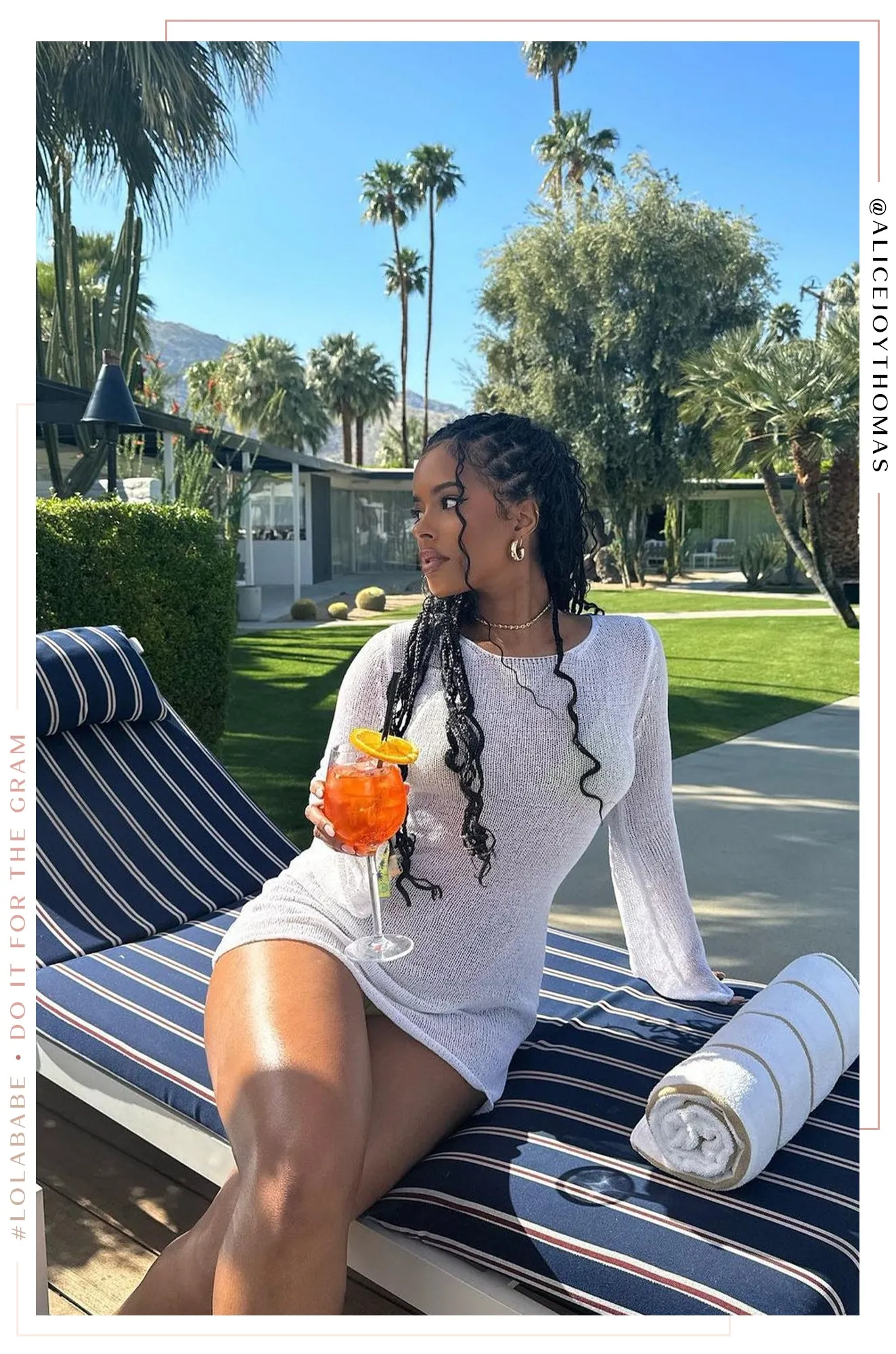 Caelyn Long Sleeve Mini Dress - White sold by Miss Lola product image thumbnail 5