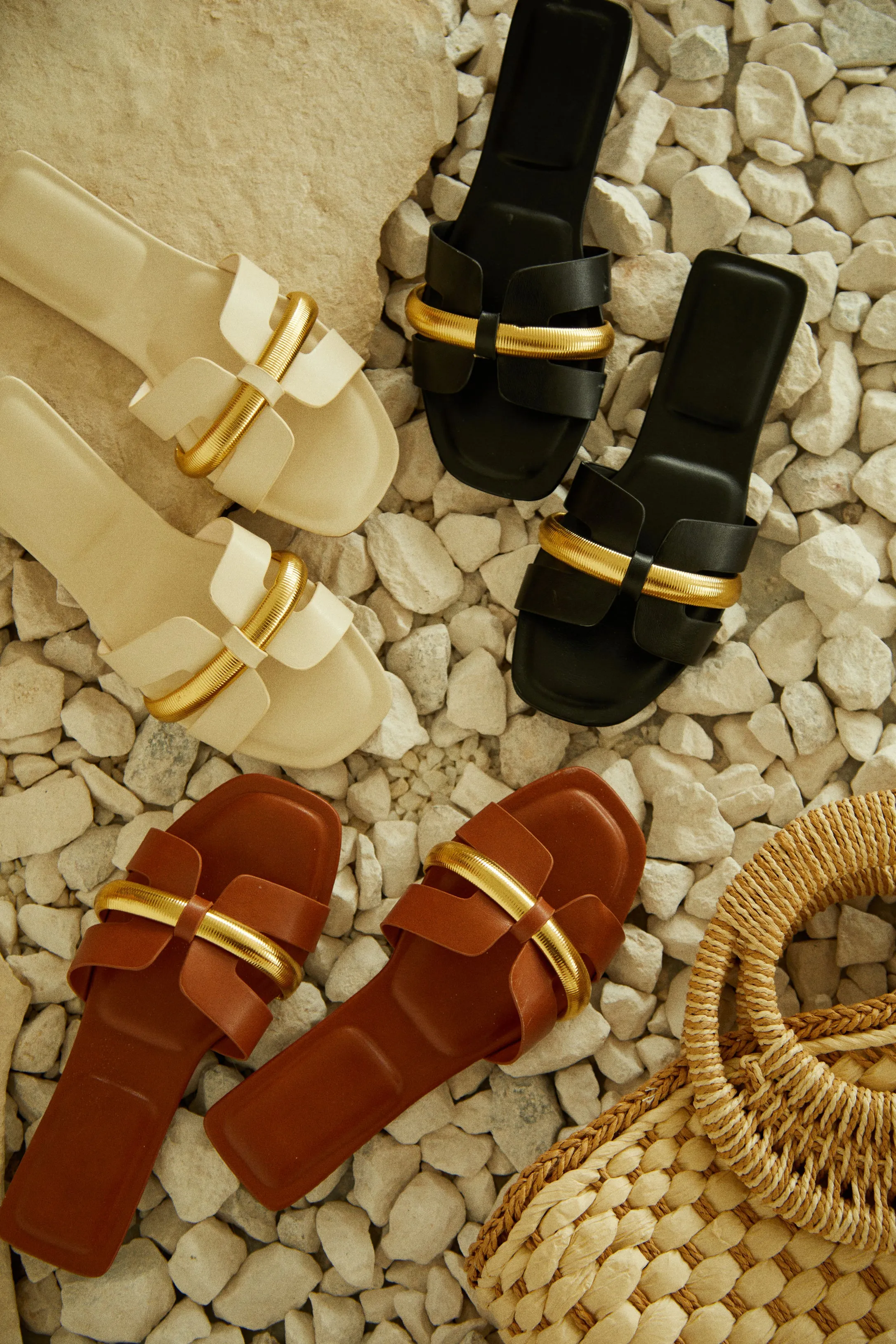 Keila Slip On Sandals - Tan sold by Miss Lola product image thumbnail 2