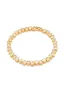 Sweet Love Heart Embellished Bracelet - Gold sold by Miss Lola