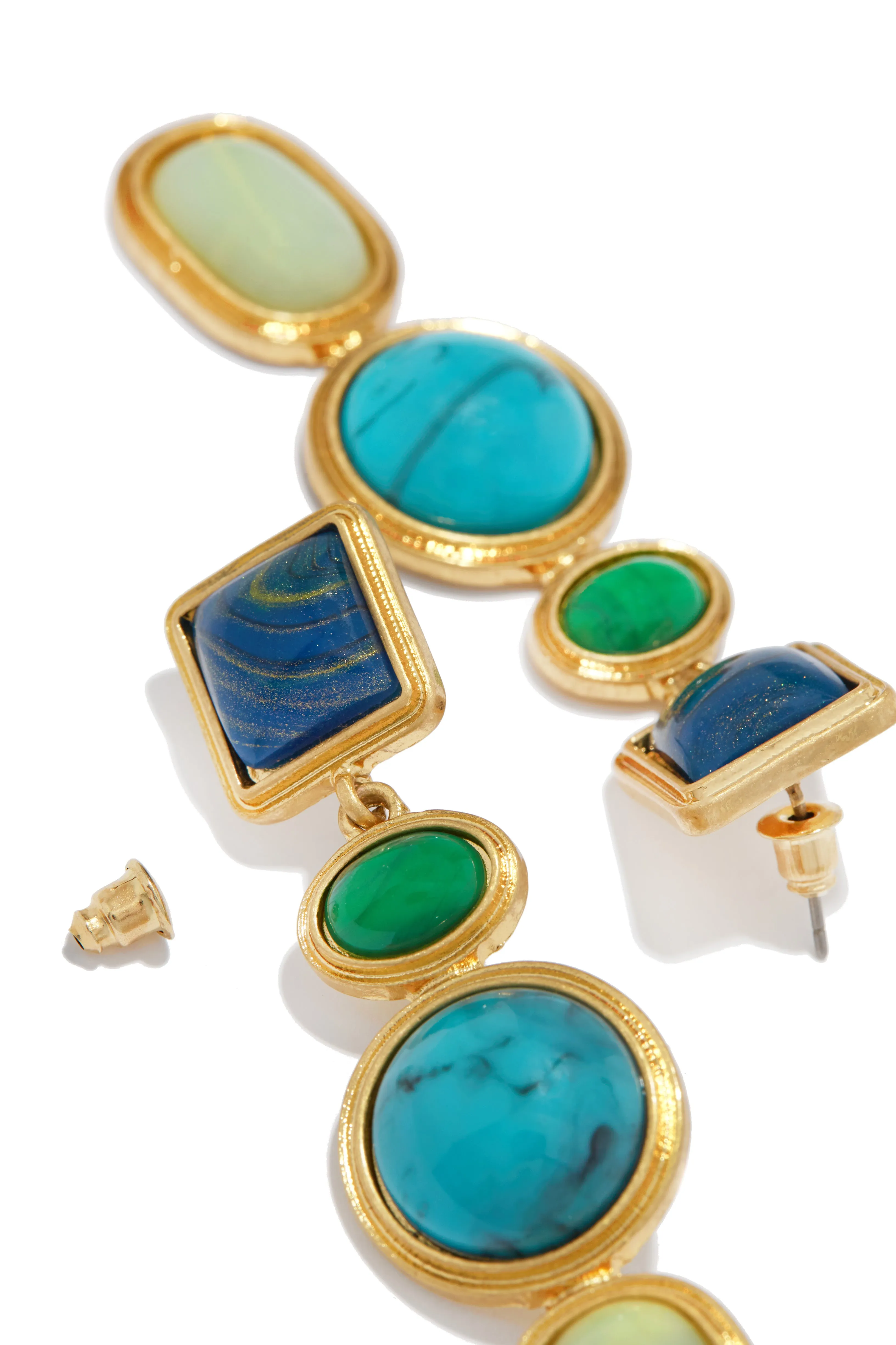 Yseria Dangle Earring - Blue sold by Miss Lola product image thumbnail 2