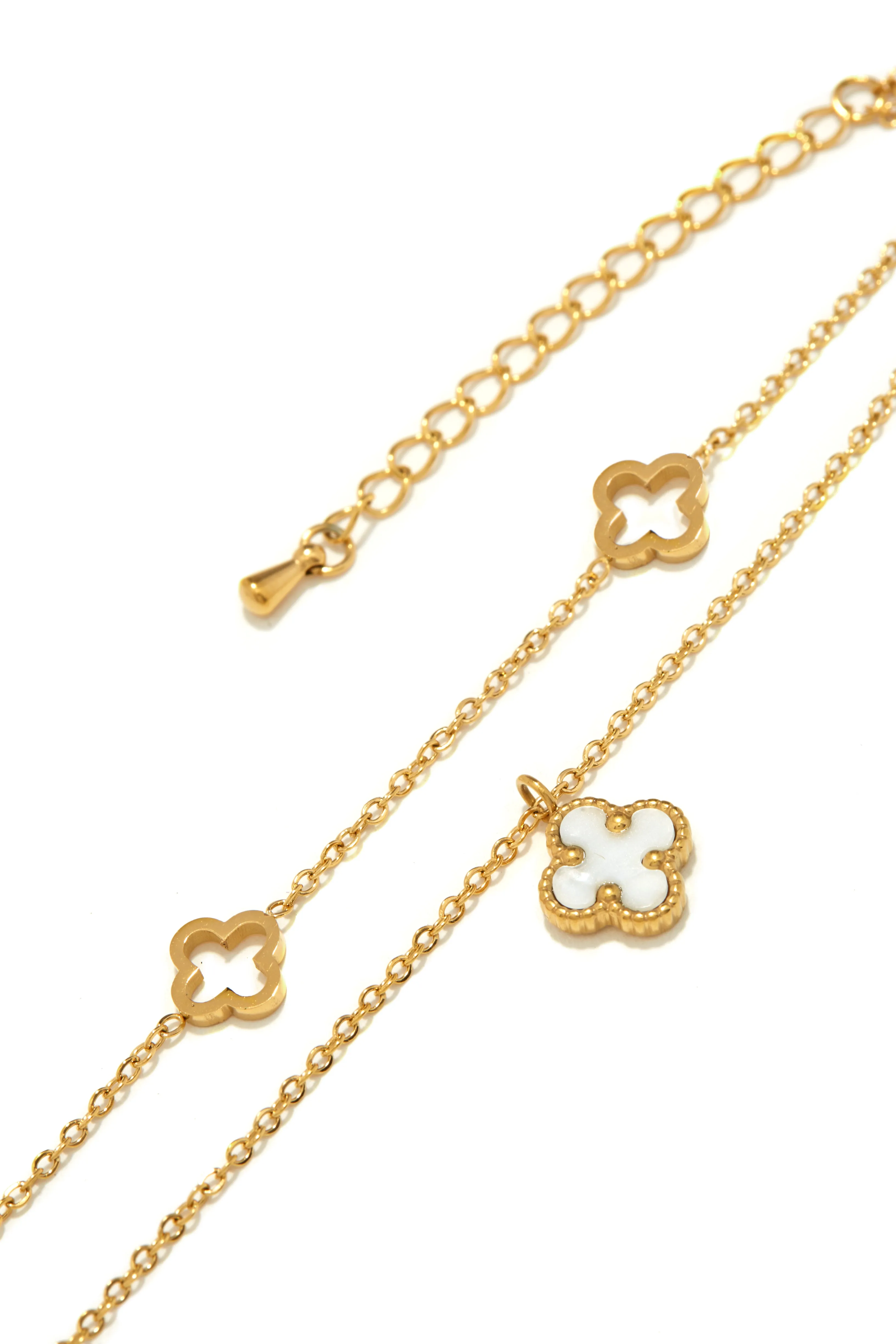 Luxe Girl Layered Anklet - Gold sold by Miss Lola product image thumbnail 2