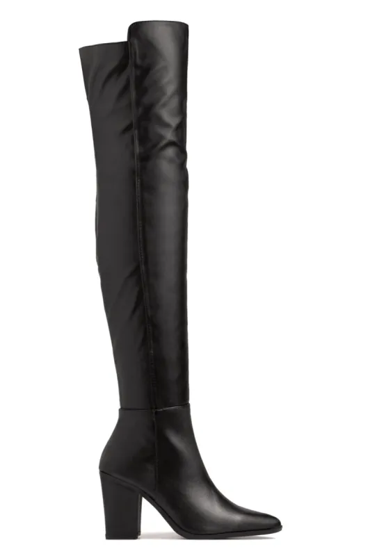 City Getaway - Black PU sold by Miss Lola