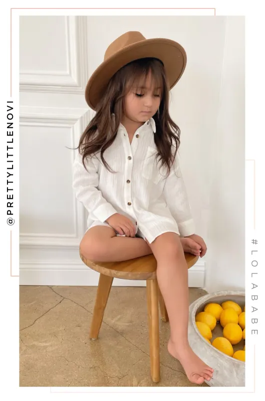 Mini Weekend Chill - White sold by Miss Lola