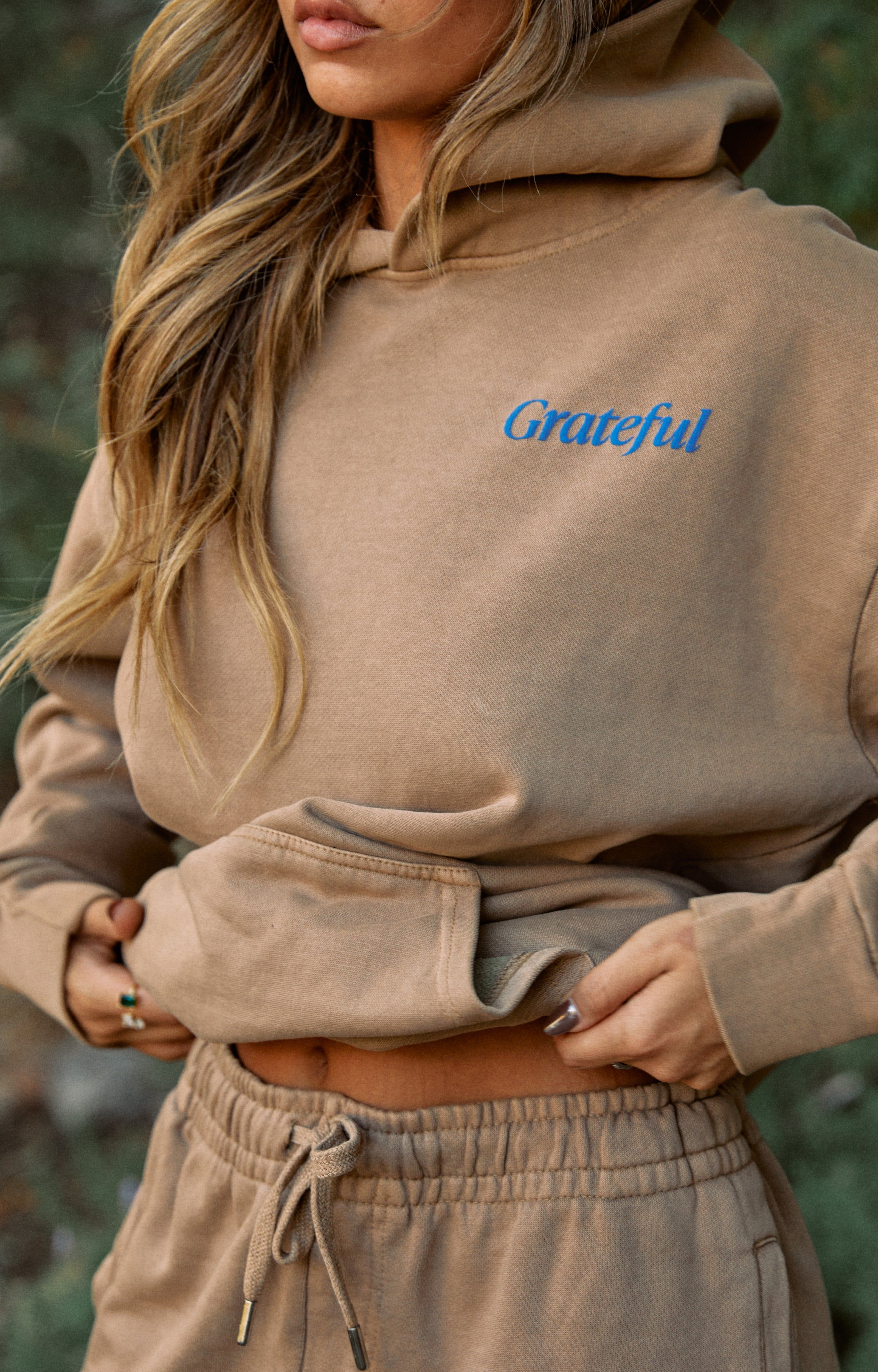 Grateful Hoodie - Nude sold by Miss Lola product image thumbnail 3