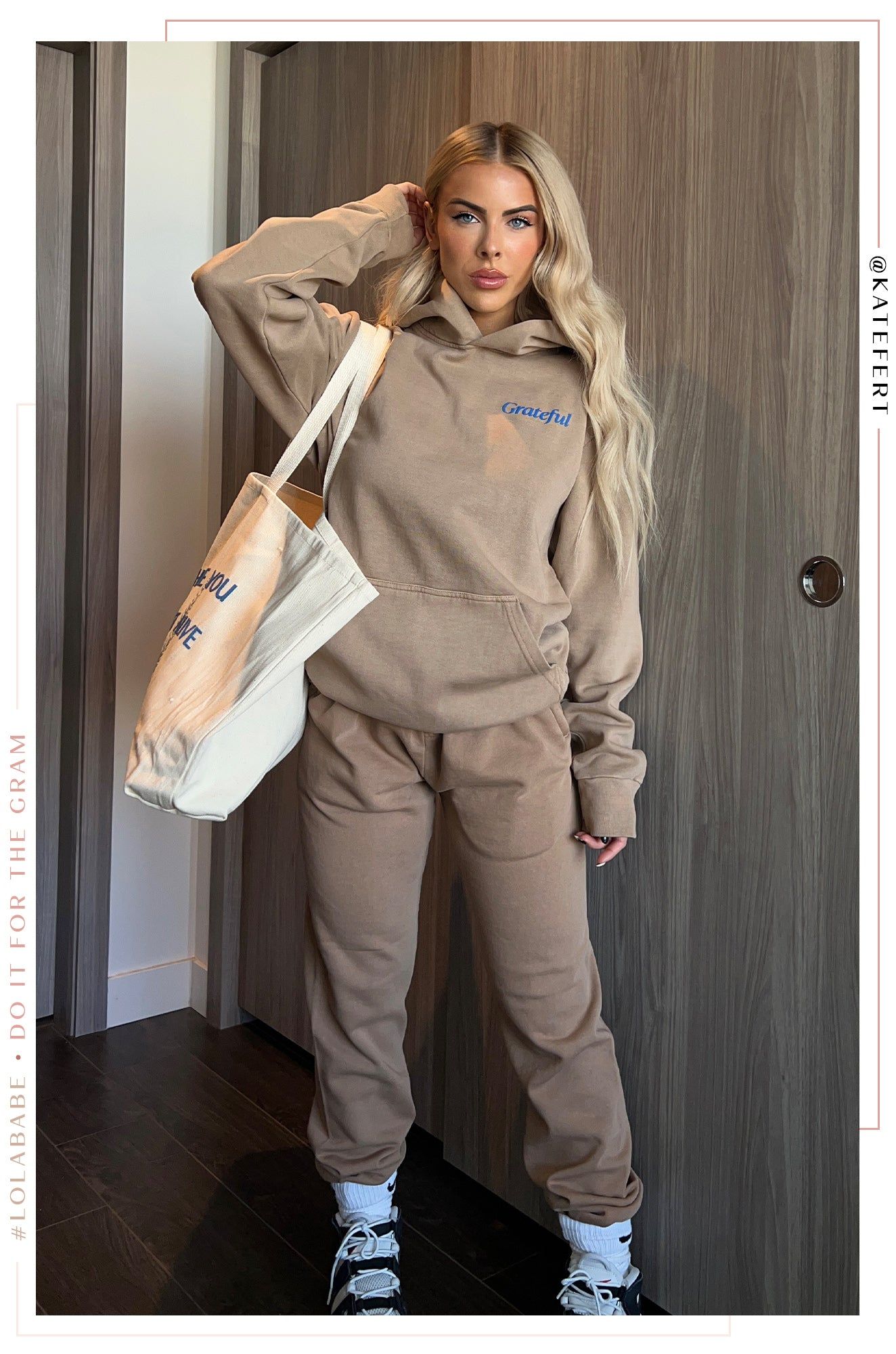 Grateful Hoodie - Nude sold by Miss Lola product image thumbnail 2