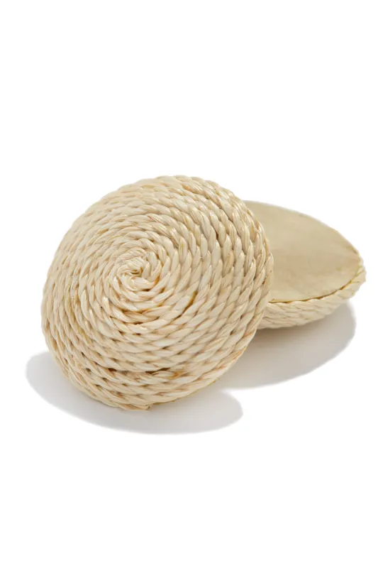 Chic Oasis Circle Statement Earring - Natural sold by Miss Lola