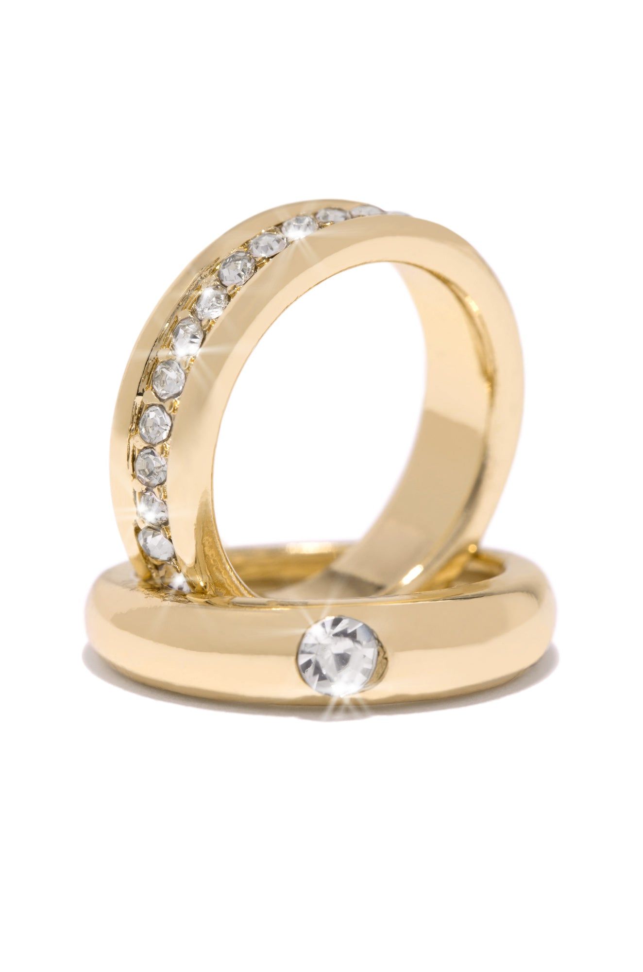 Ada Two Piece Ring Set - Gold sold by Miss Lola