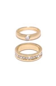 Ada Two Piece Ring Set - Gold sold by Miss Lola