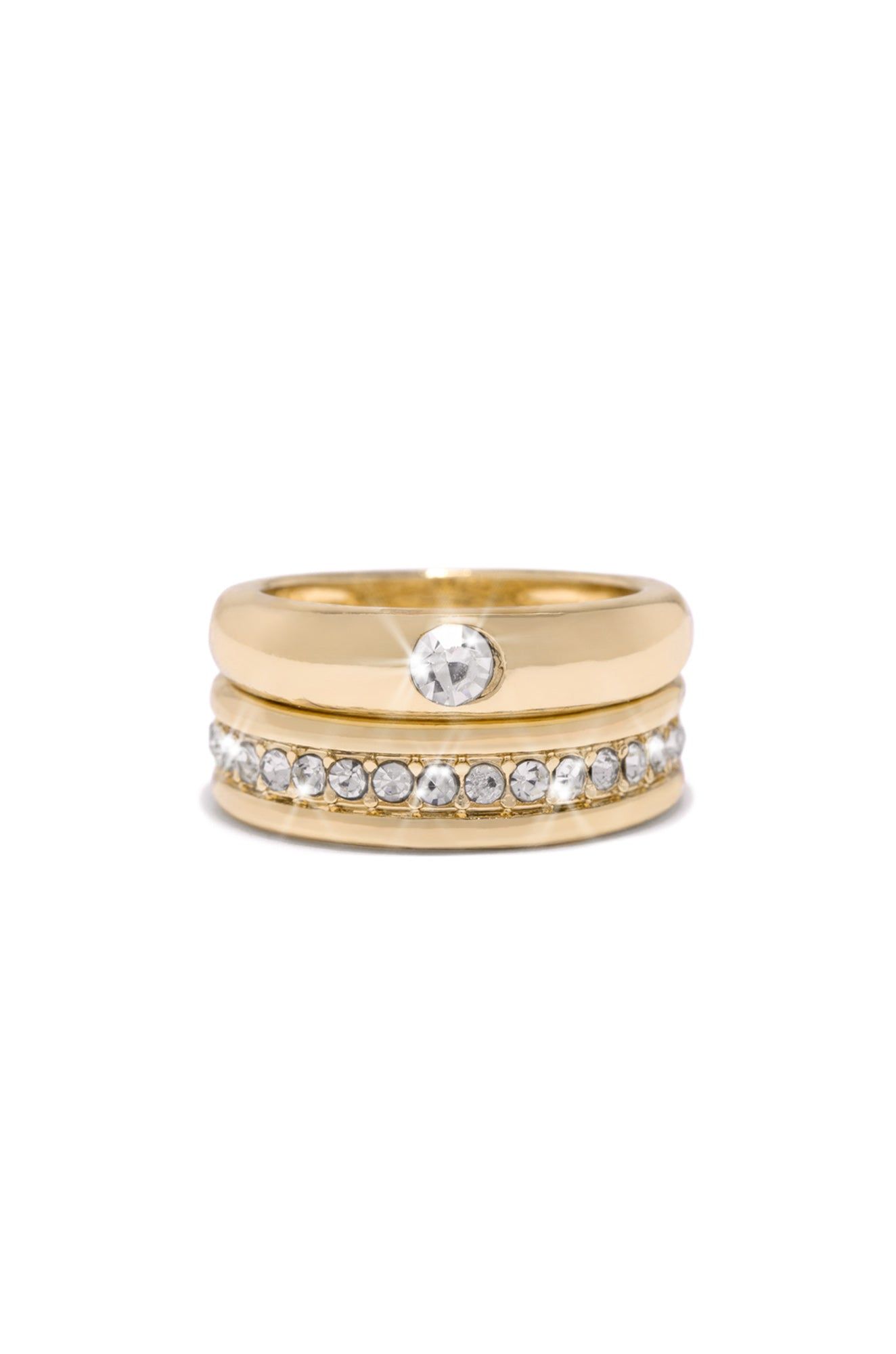 Ada Two Piece Ring Set - Gold sold by Miss Lola product image thumbnail 2