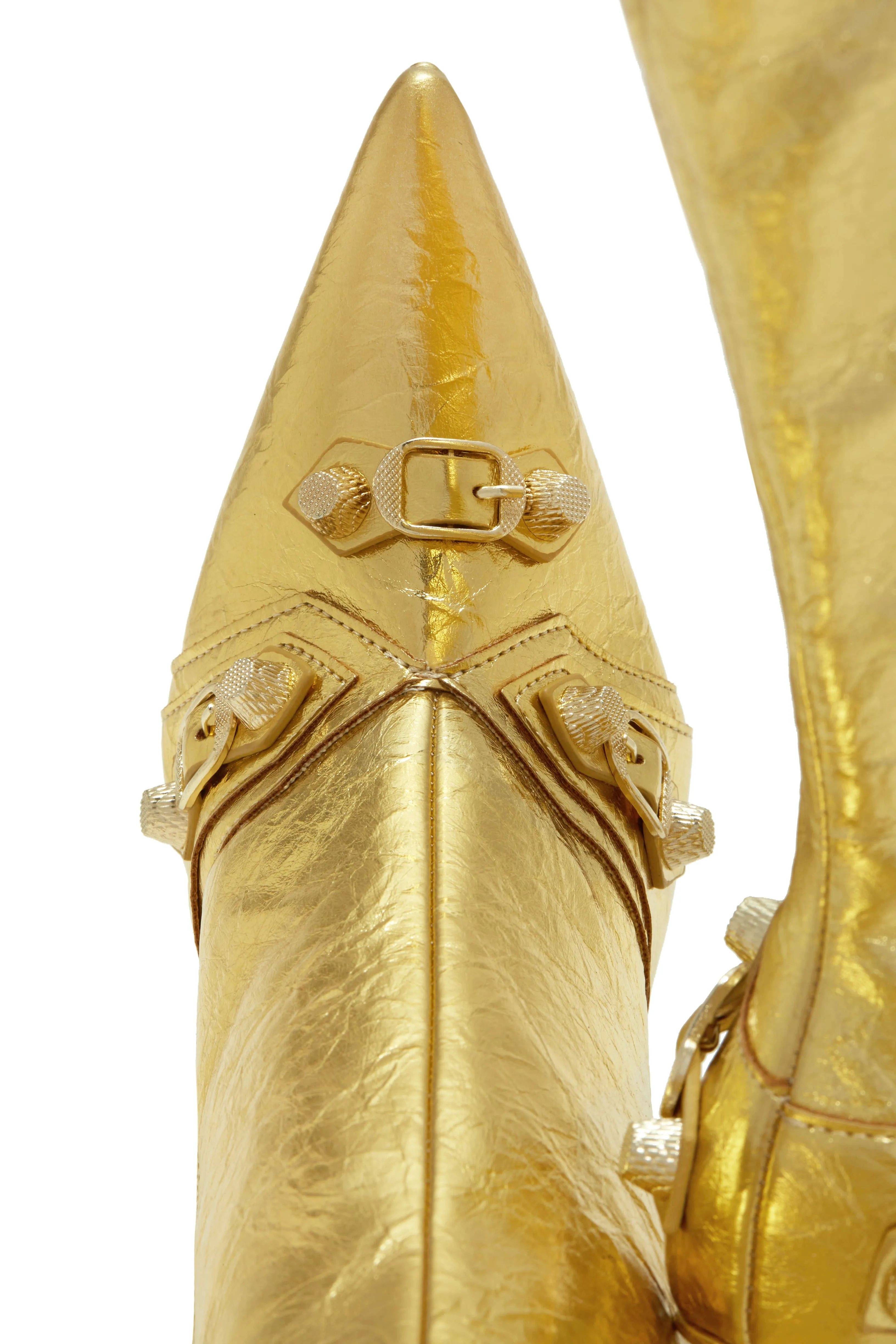 Adison Knee High Boots - Gold sold by Miss Lola product image thumbnail 4