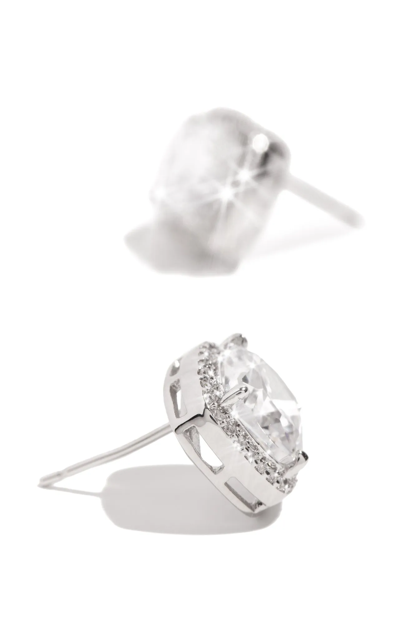 Adore Studded Earring - Silver sold by Miss Lola product image thumbnail 3