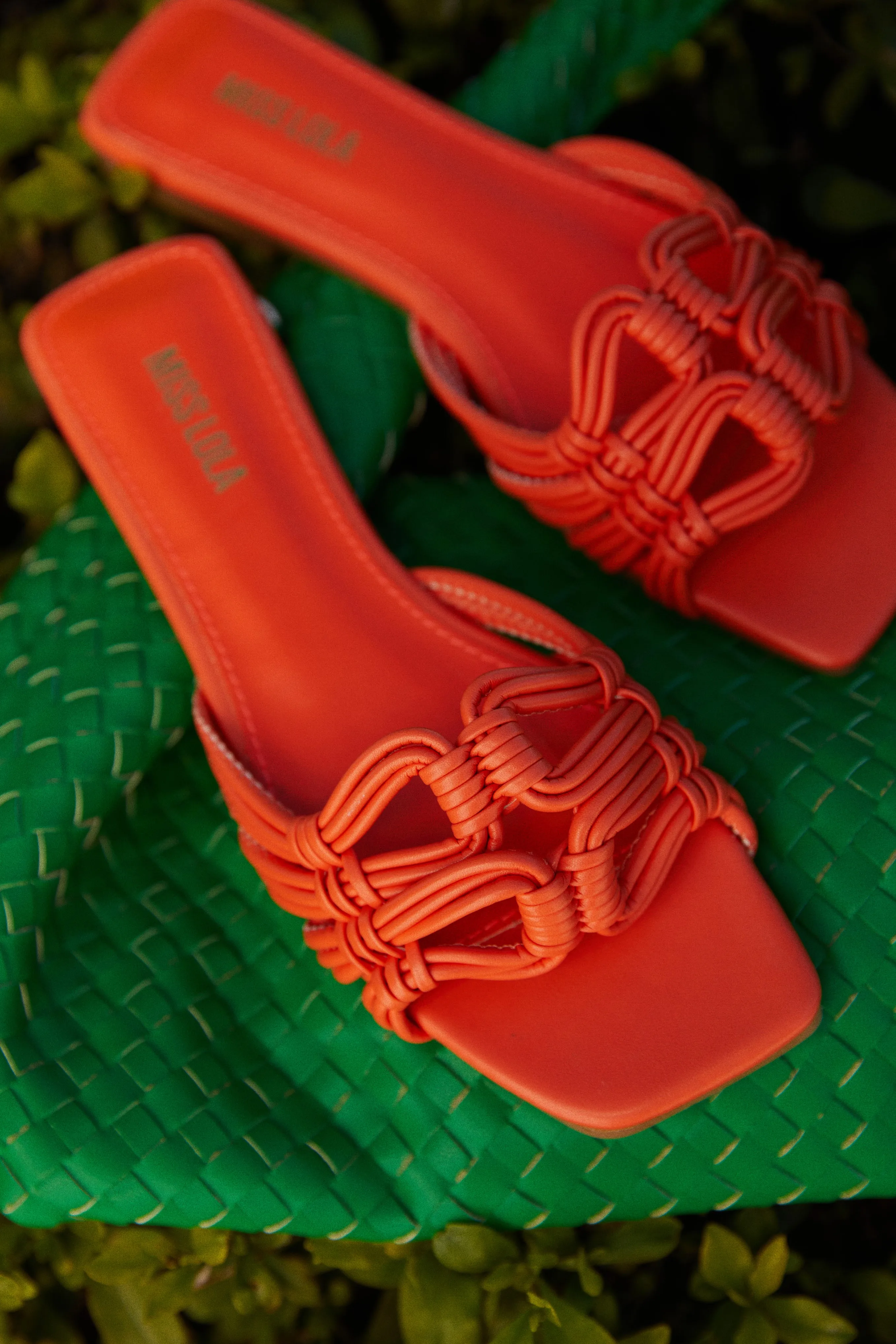 Island Of Paradise Slip On Sandals - Orange sold by Miss Lola product image thumbnail 4