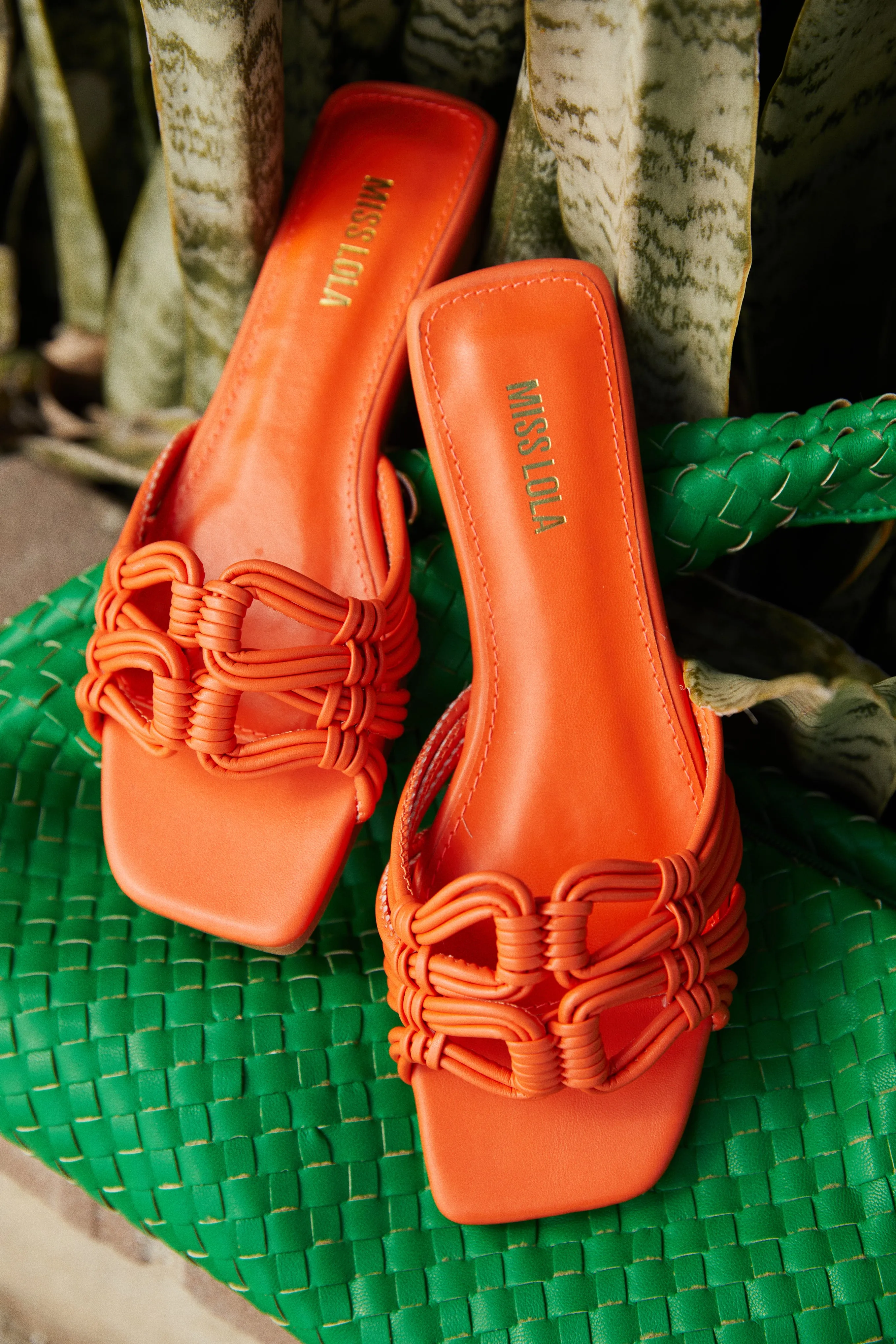Island Of Paradise Slip On Sandals - Orange sold by Miss Lola product image thumbnail 3