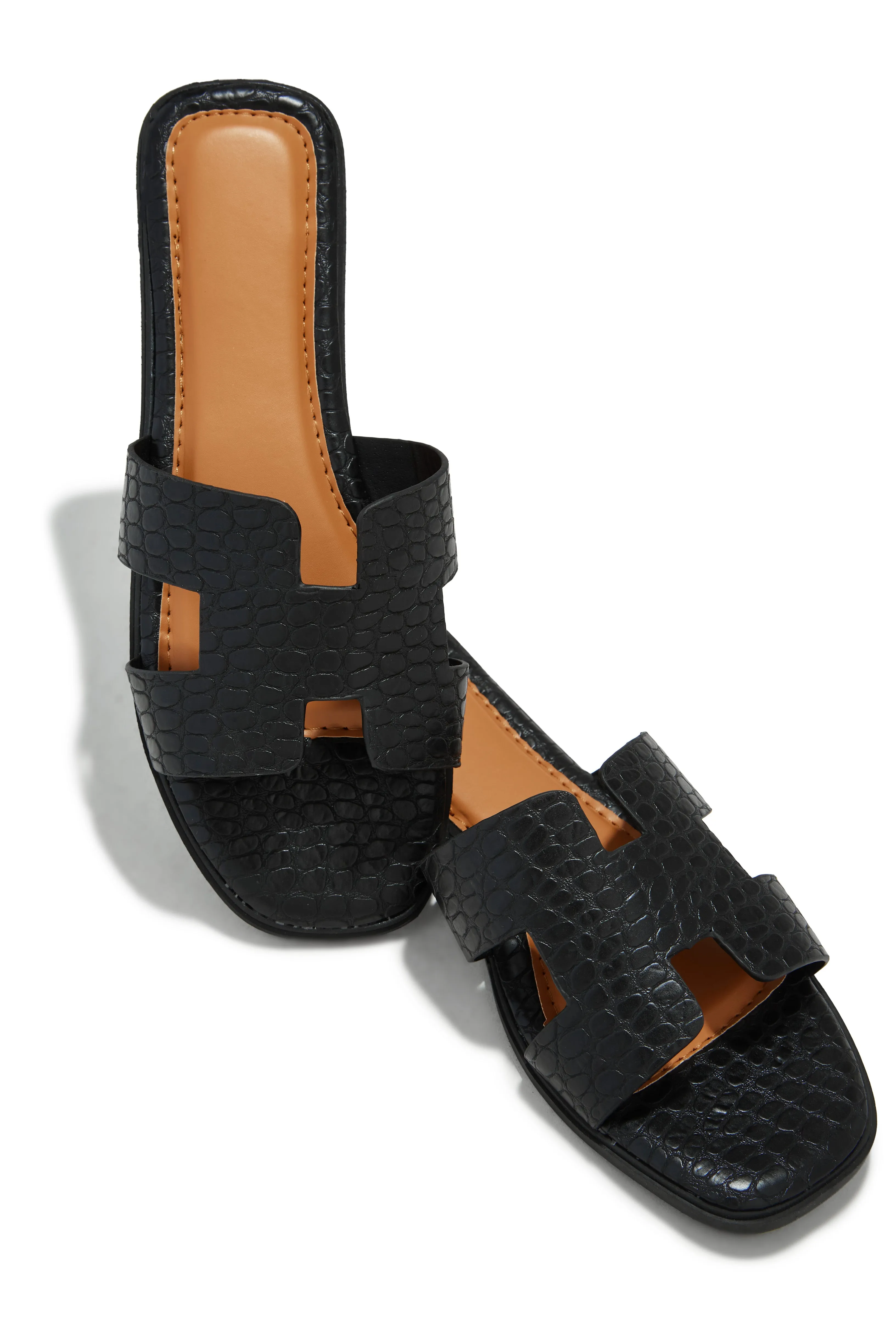 Byanka Slip On Sandals - Black sold by Miss Lola product image thumbnail 3