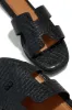 Byanka Slip On Sandals - Black sold by Miss Lola