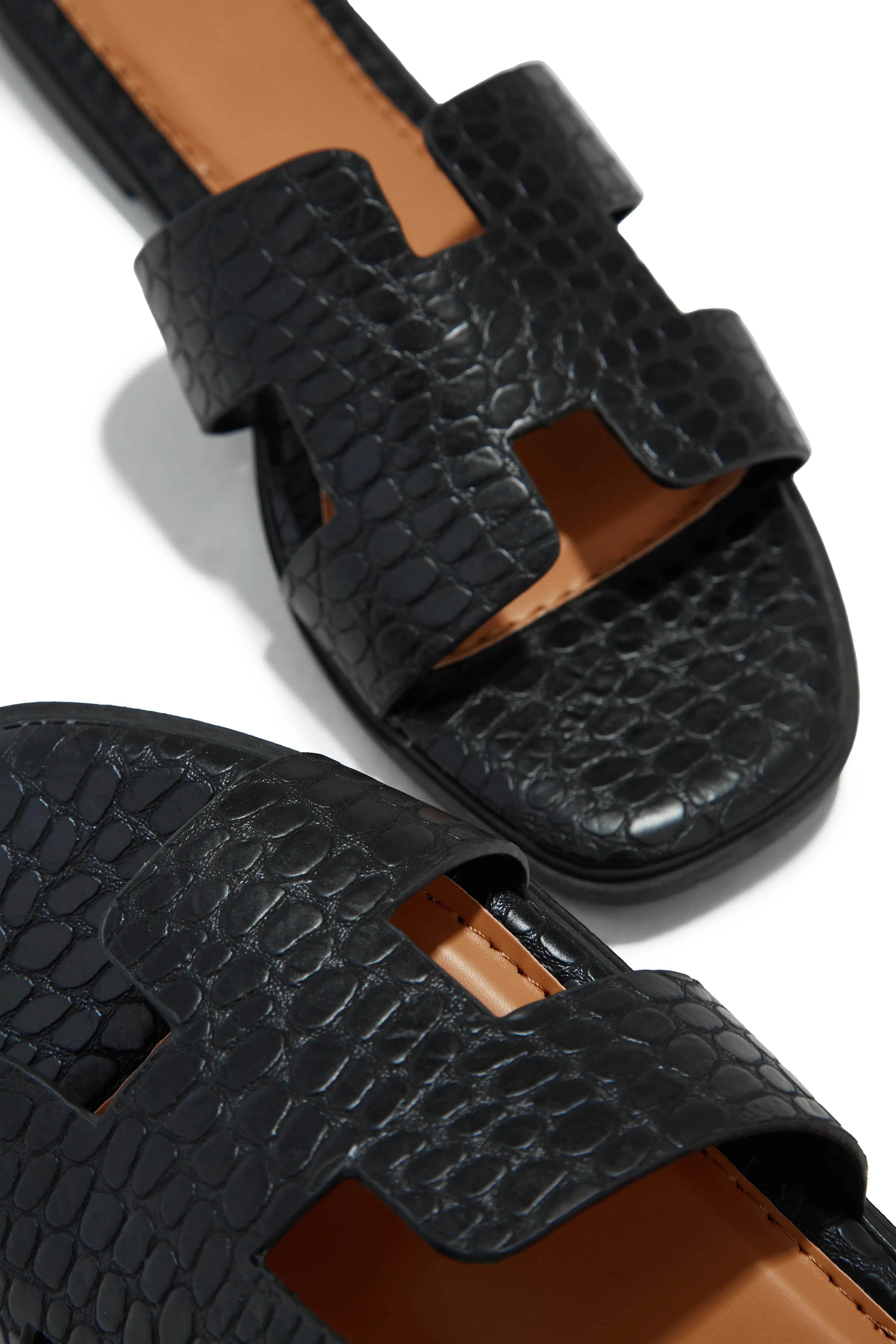 Byanka Slip On Sandals - Black sold by Miss Lola product image thumbnail 2