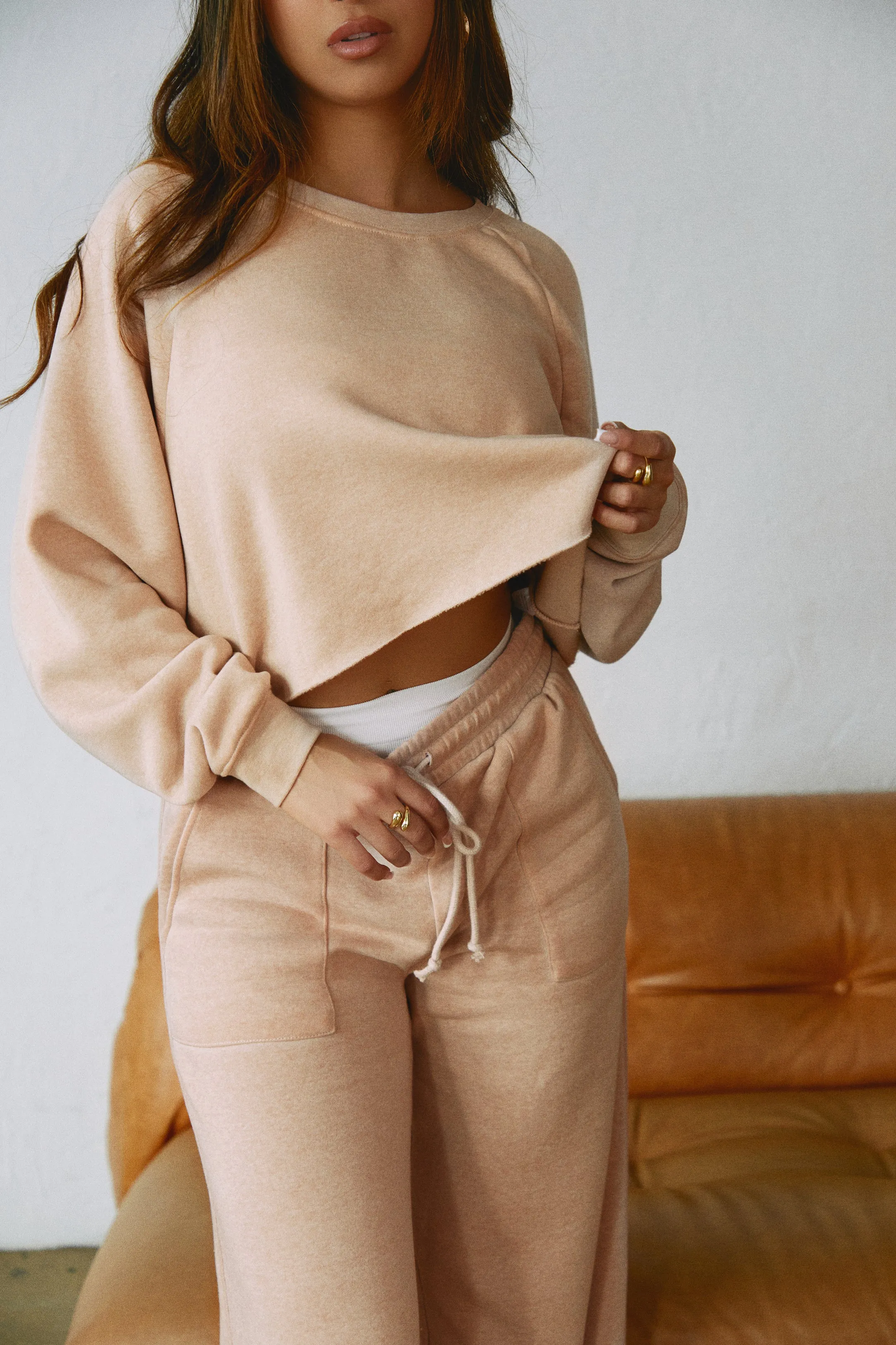 Cozy Moments Crop Sweater - Nude sold by Miss Lola