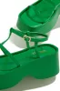 Beach Trip Flat Platform Sandals - Green sold by Miss Lola
