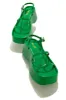 Beach Trip Flat Platform Sandals - Green sold by Miss Lola
